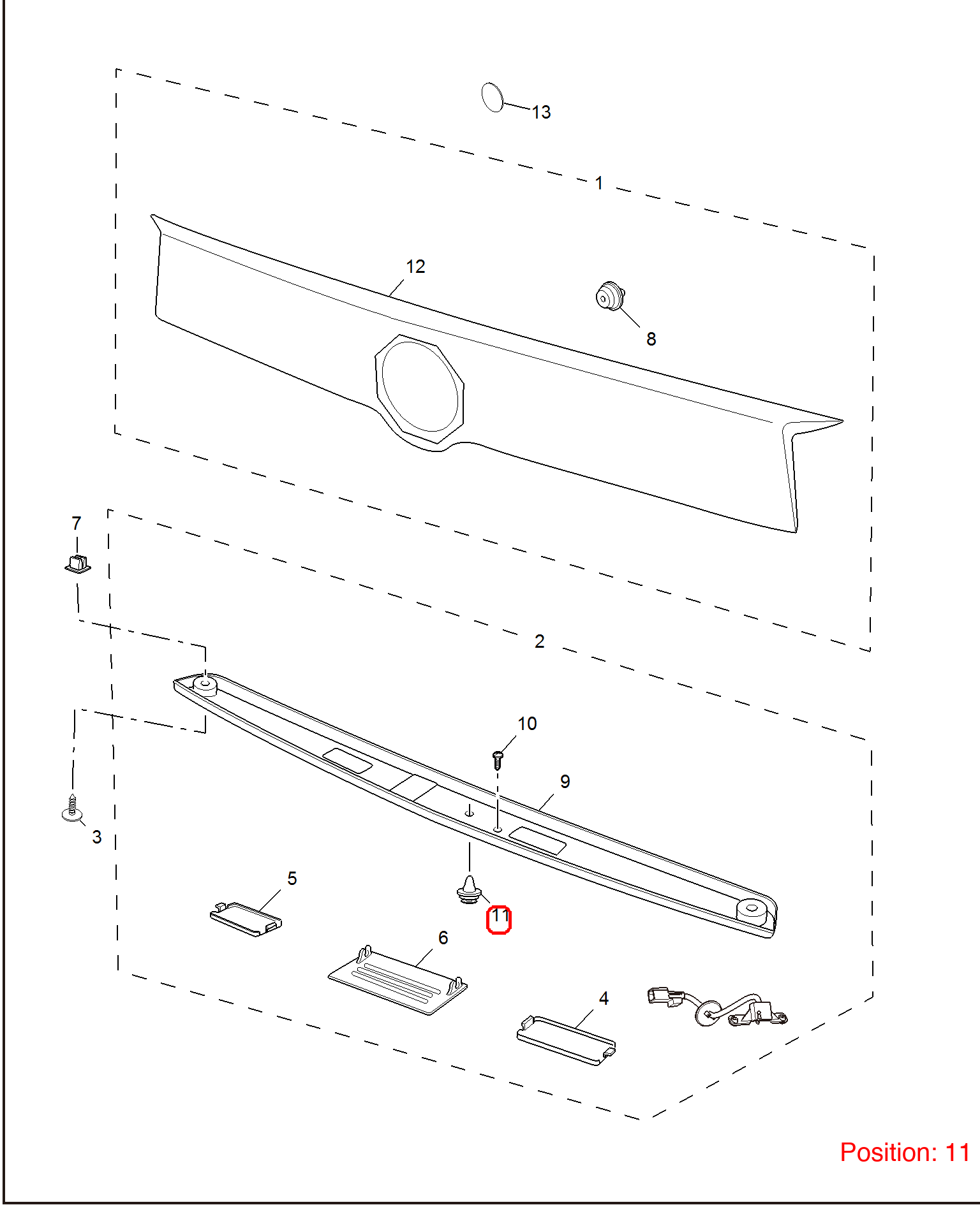 MG Buckle OEM 10129016 FOR MG 10129016-MG_OEM