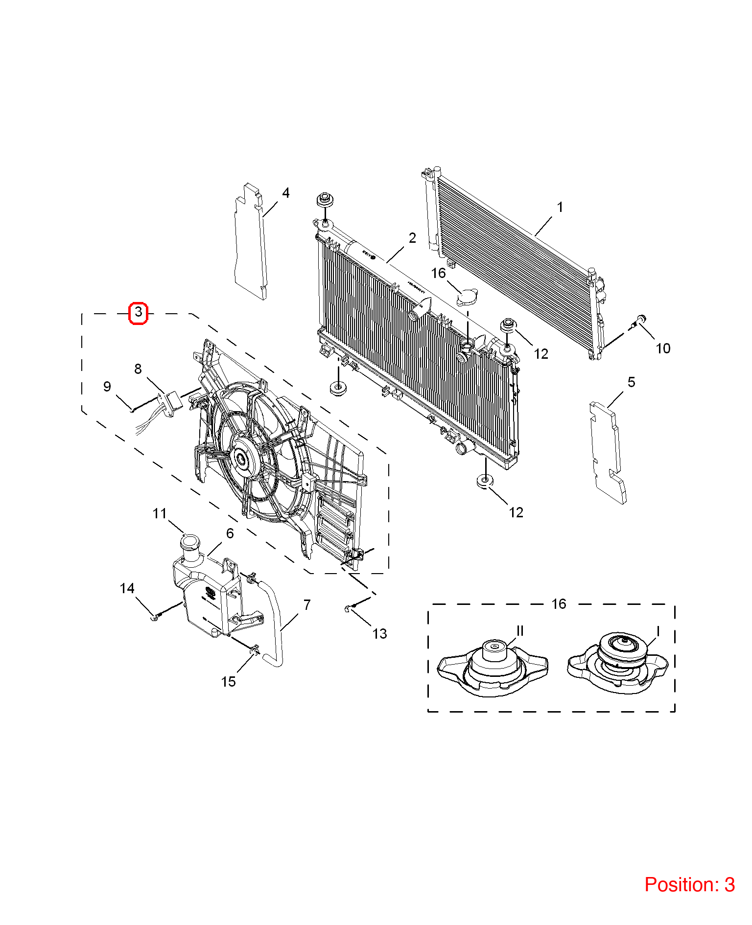 MG Electric fan OEM 10135219 FOR MG350 MG5 10135219-MG_OEM