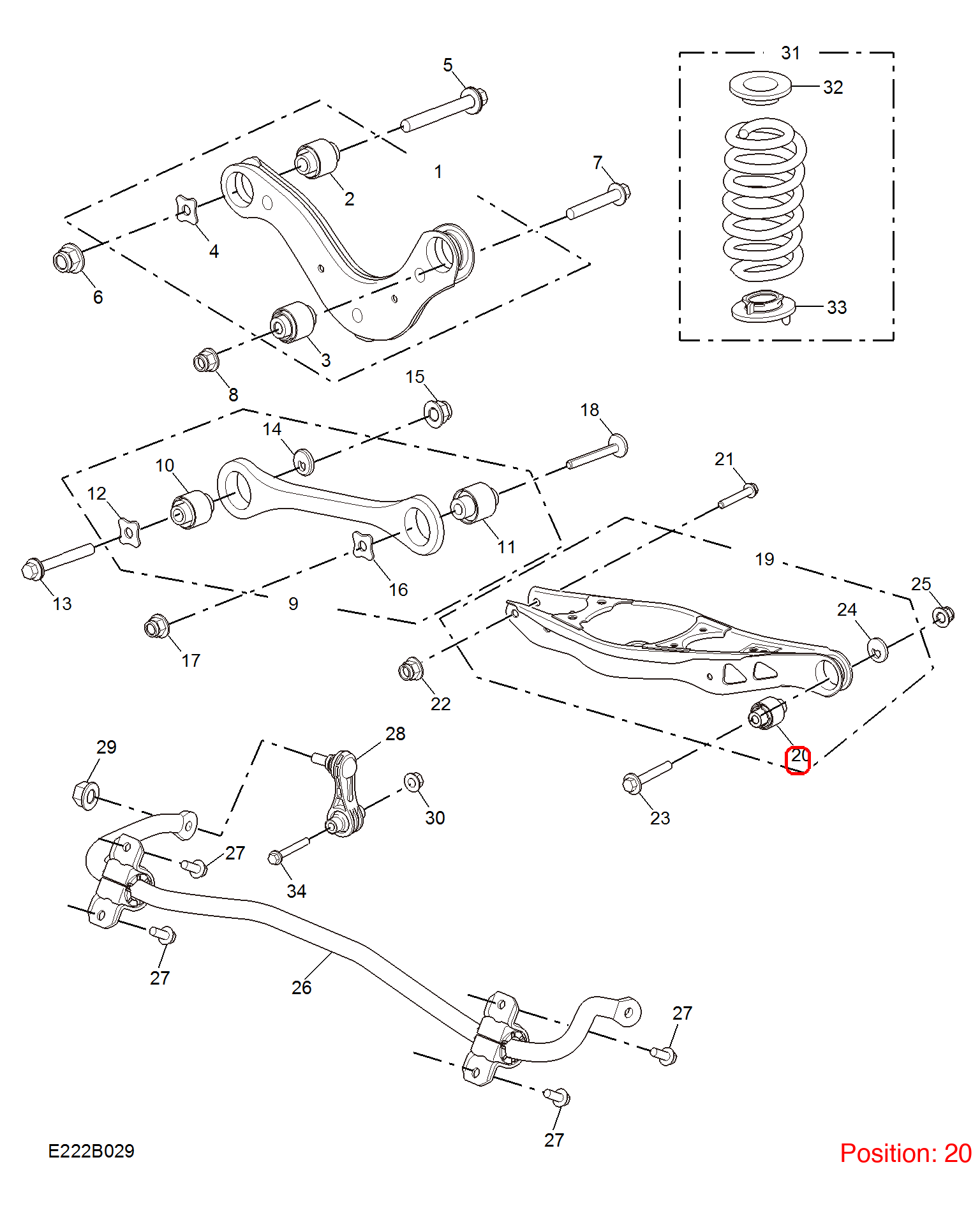 MG Control Arm Bushing OEM 10135798 FOR MG6 10135798-MG_OEM