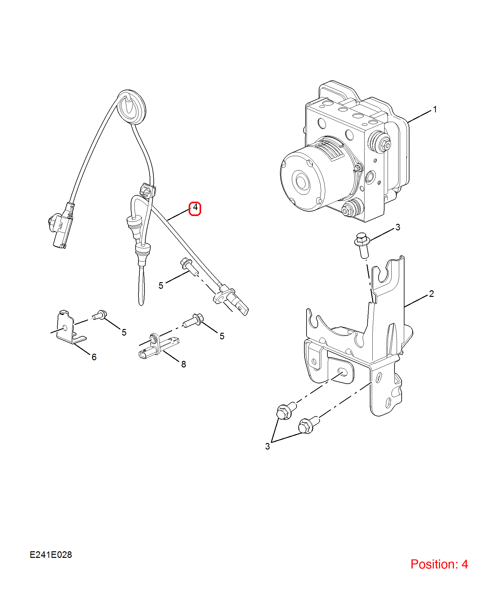 MG ABS sensor OEM 10136733 FOR MG5 MG6 10136733-MG_OEM