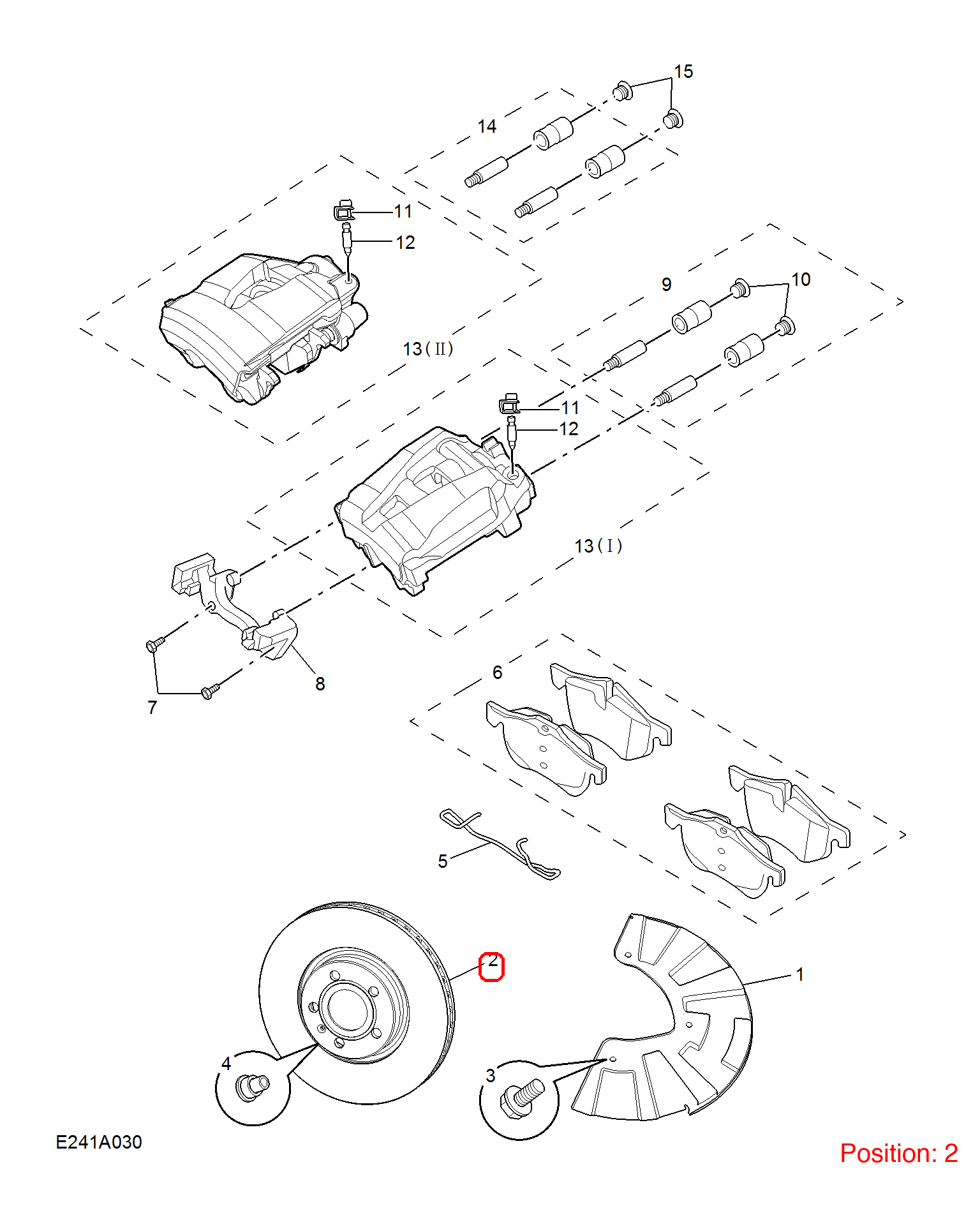 MG Brake disc OEM 10137675 FOR MG5 10137675-MG_OEM