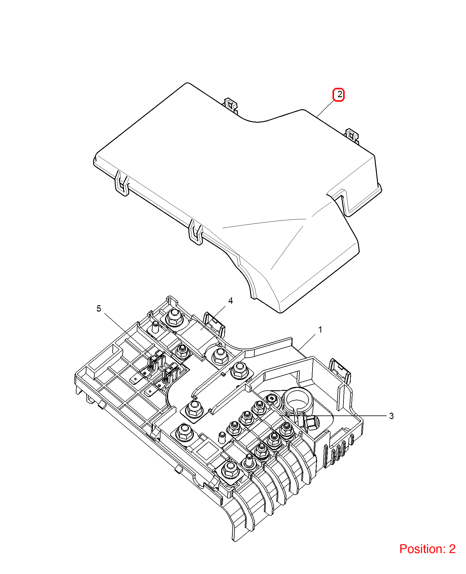 MG Fuse box cover OEM 10137950 FOR MG 10137950-MG_OEM