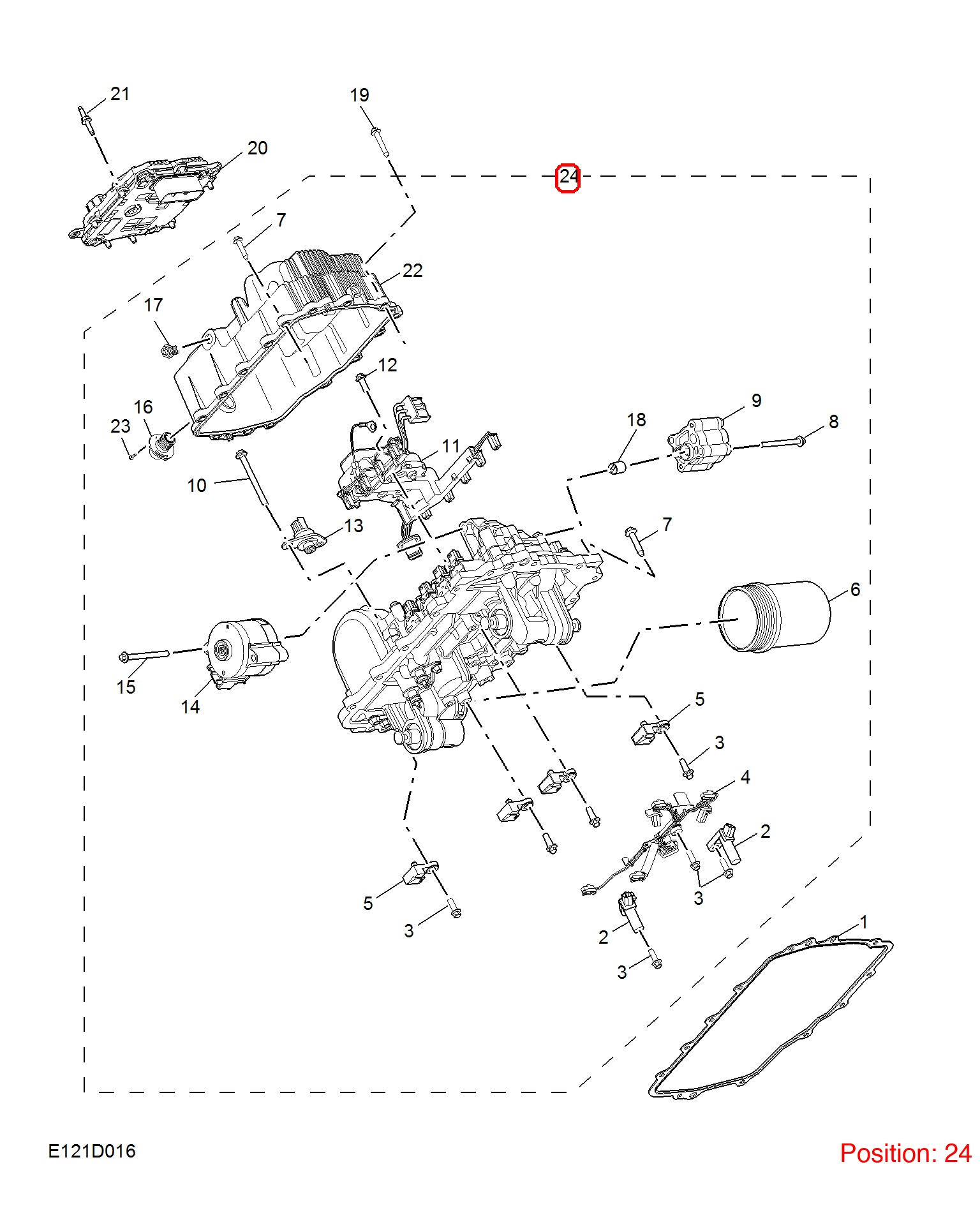 MG Transmission valve body OEM 10138504 FOR MG MG5 10138504-MG_OEM