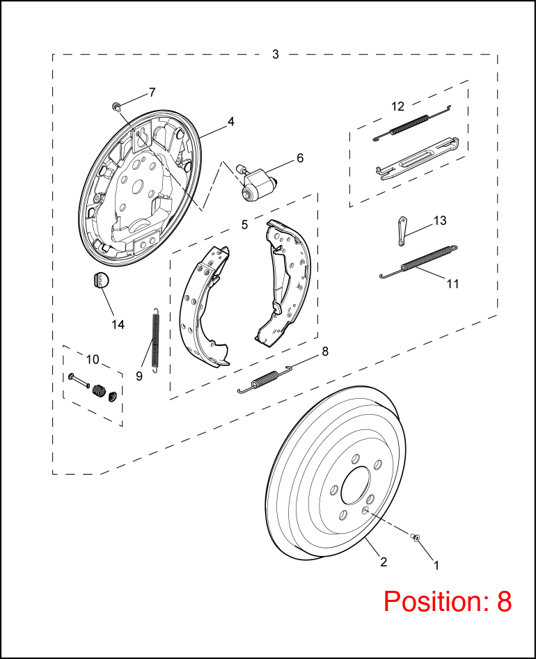 MG Brake pad springs OEM 10139718 FOR MG350 10139718-MG_OEM