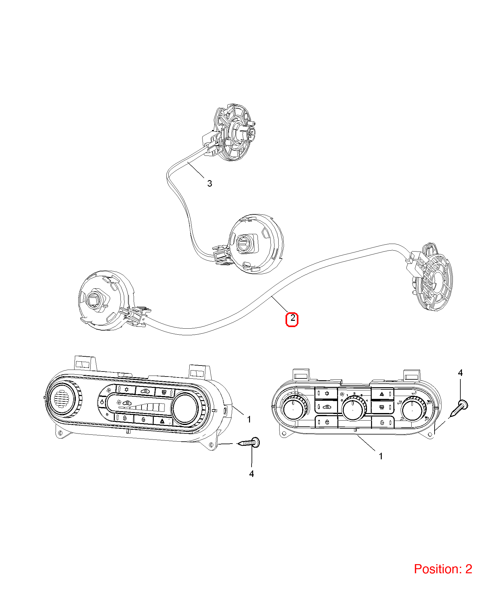 MG Air conditioning switch OEM 10141910 FOR MG3 MG 10141910-MG_OEM