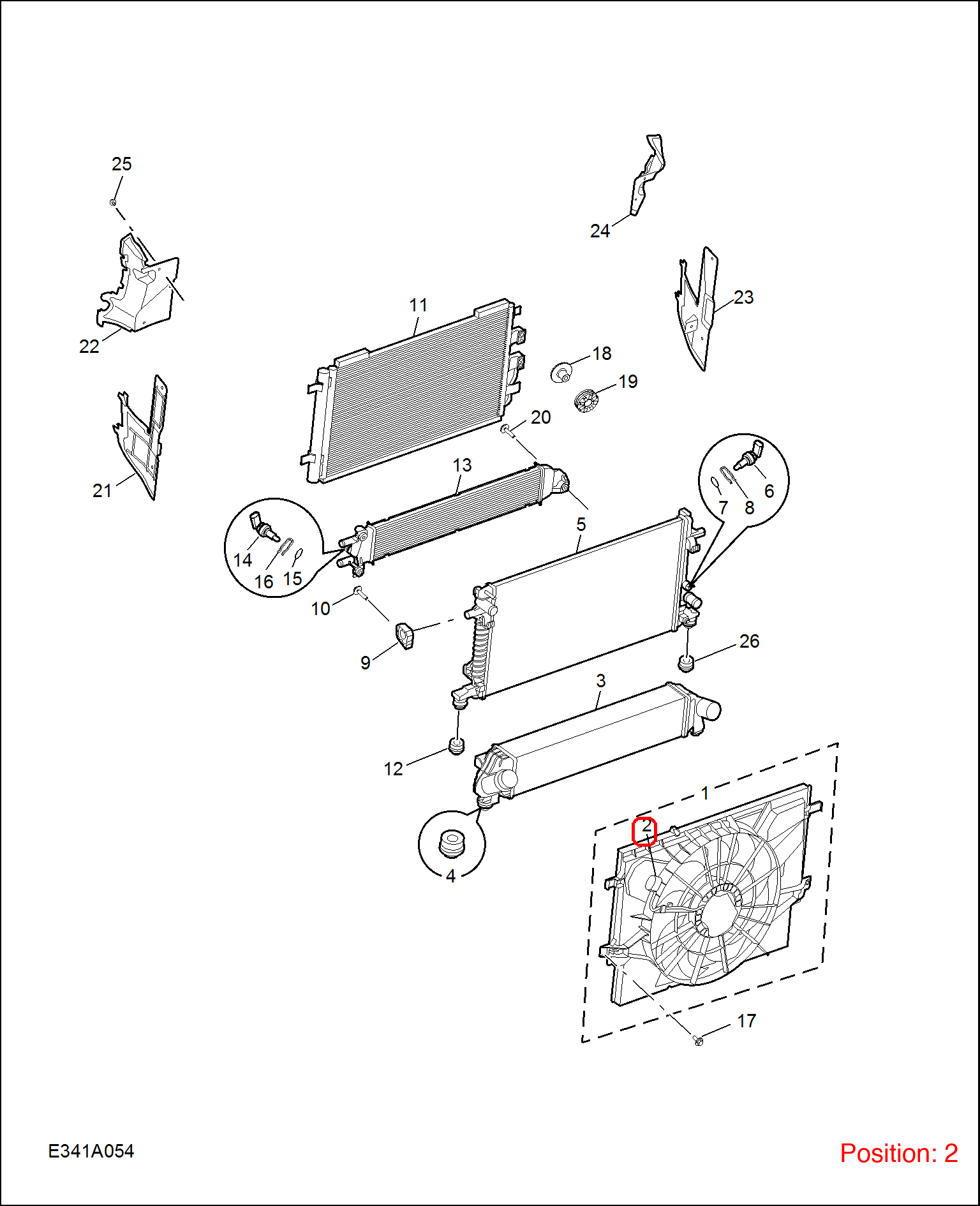 MG Fan computer OEM 10144666 FOR MG RX5 10144666-MG_OEM