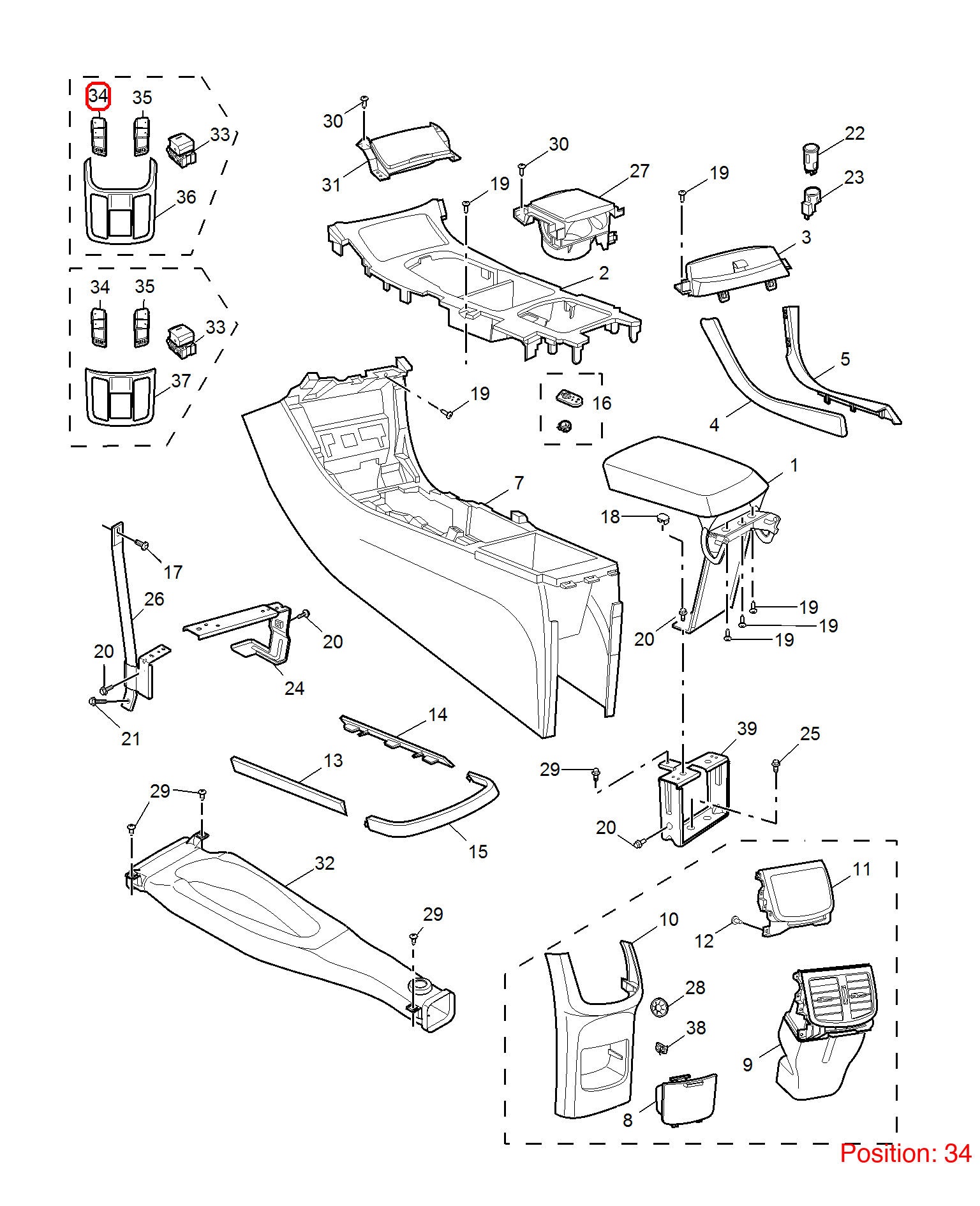 MG Switch OEM 10145826 FOR MG6 10145826-MG_OEM