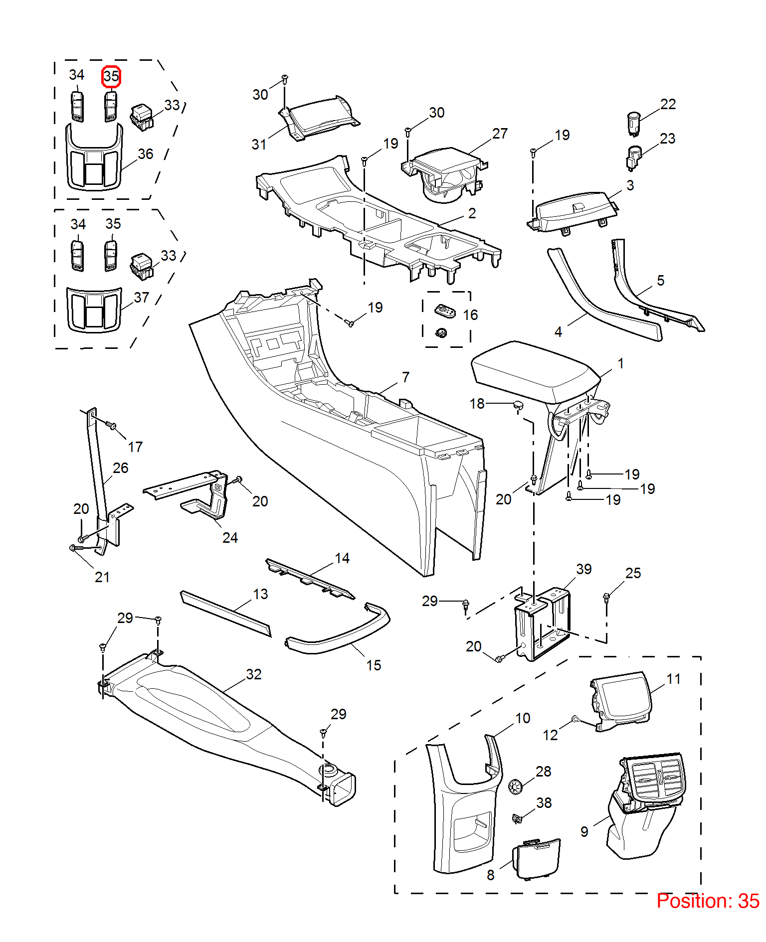 MG Switch OEM 10145892 FOR MG6 10145892-MG_OEM
