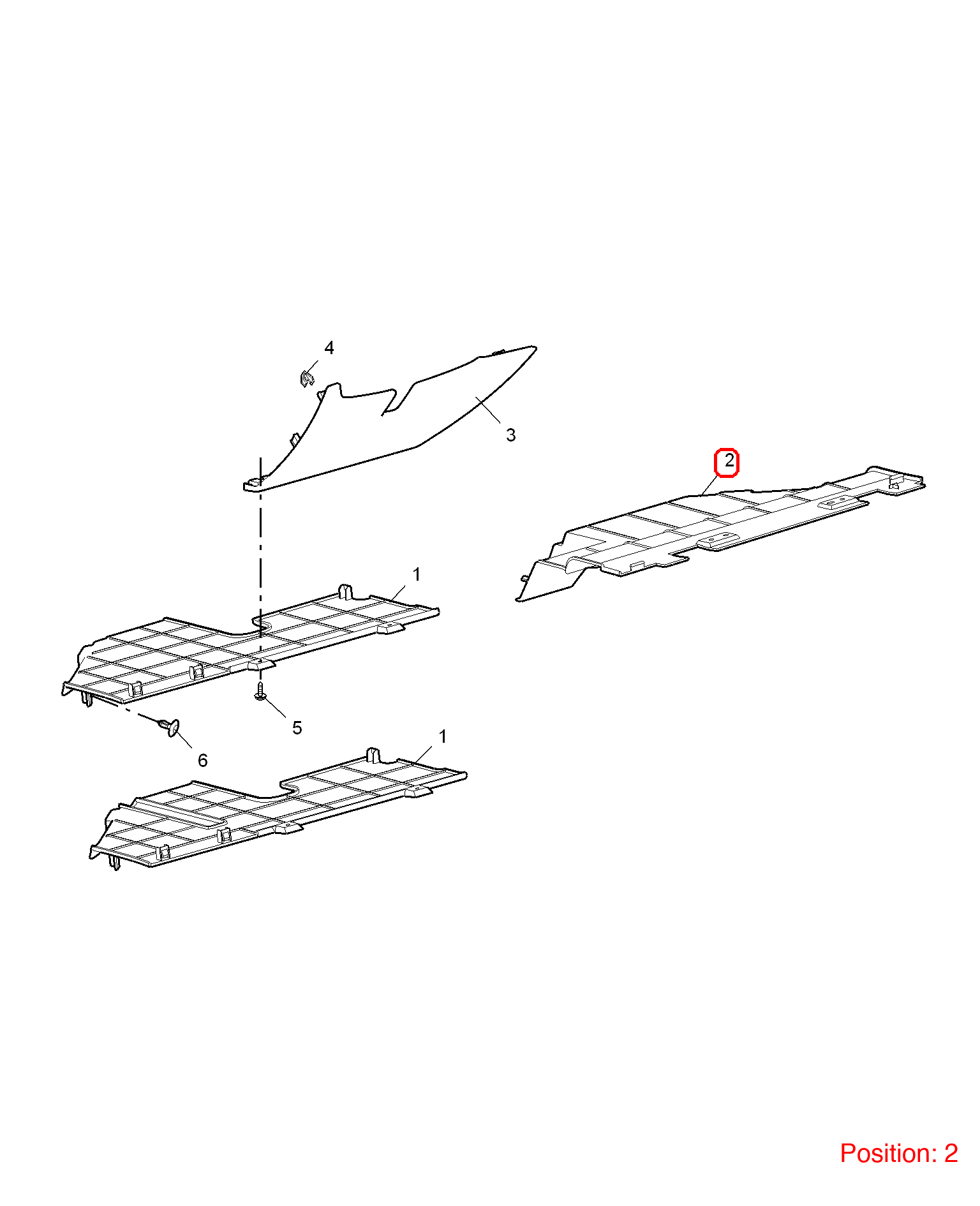 MG Trim cover OEM 10146078ASA FOR MG6 10146078ASA-MG_OEM