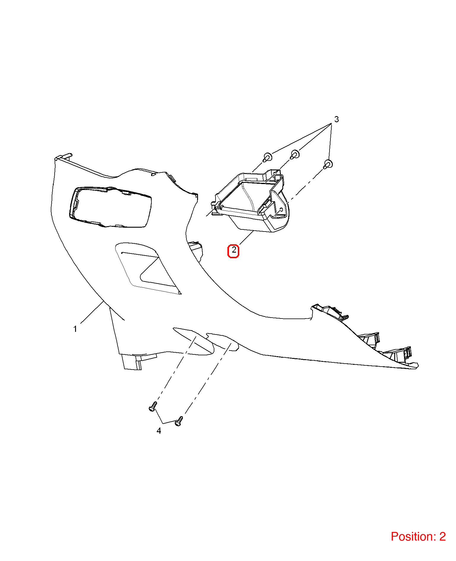 MG STORAGE COMPARTMENT OEM 10146571ASA FOR MG 10146571ASA-MG_OEM