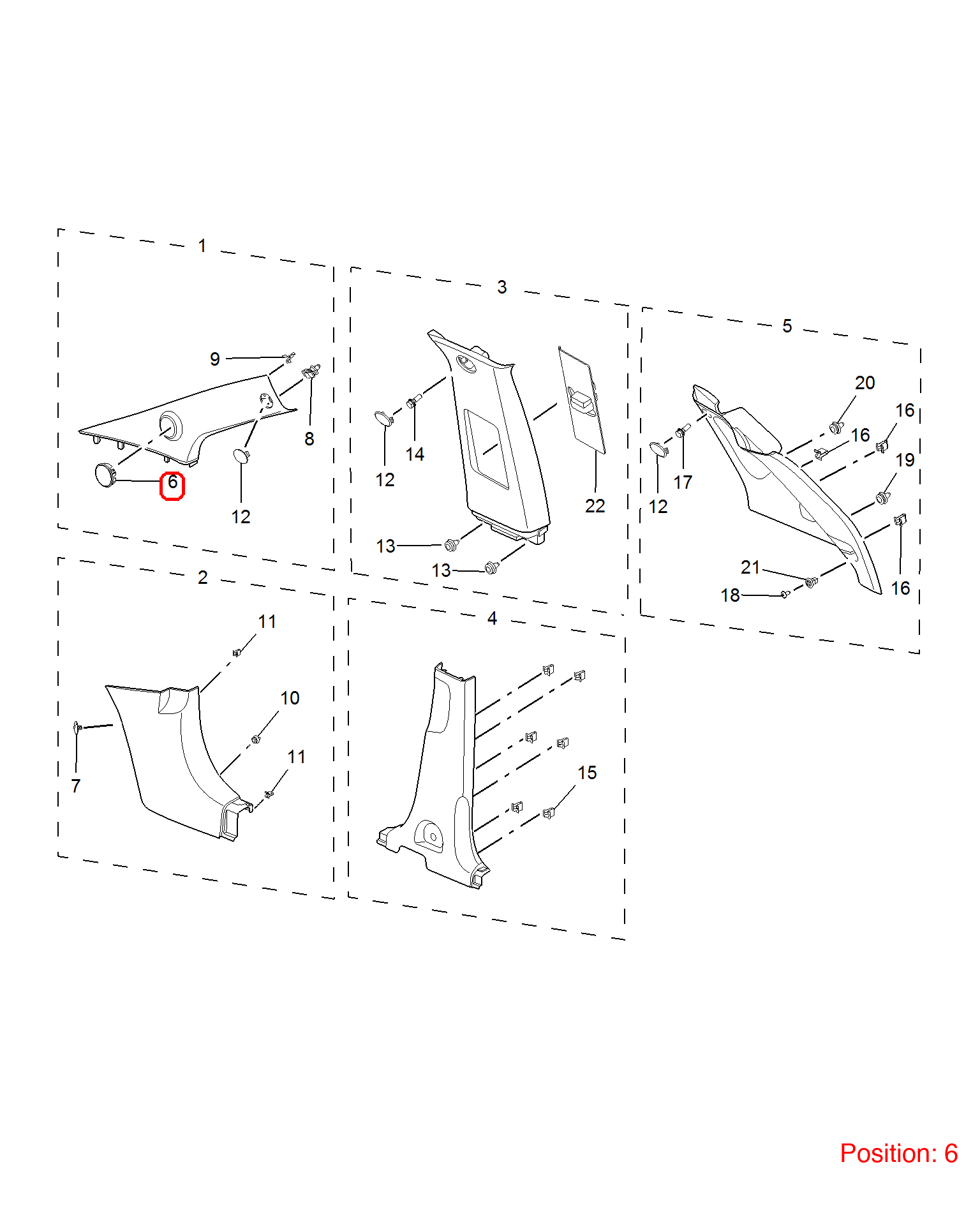 MG Trim cover OEM 10147101ASA FOR MG 10147101ASA-MG_OEM