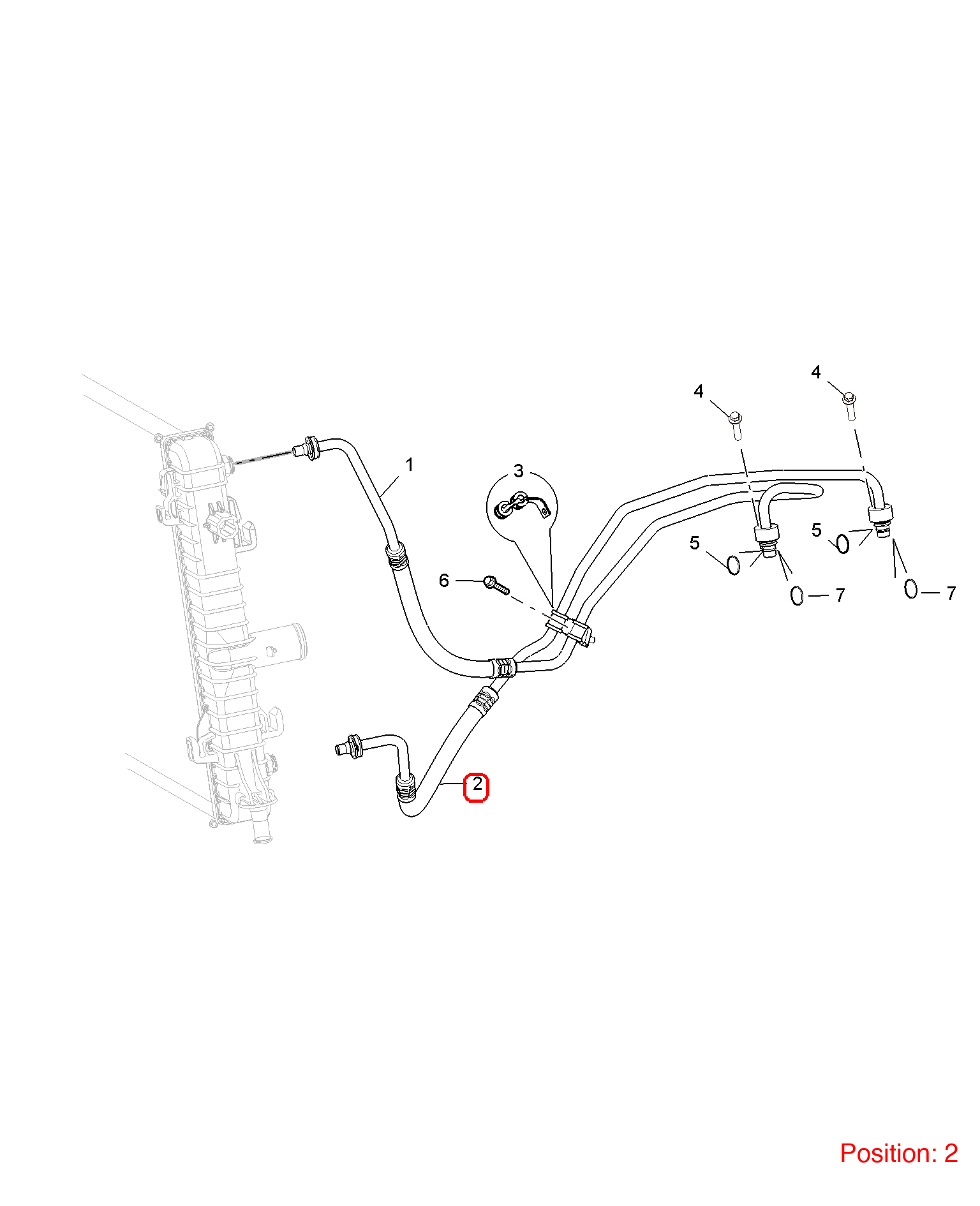 MG Transmission oil pipe OEM 10147185 FOR MG RX5 10147185-MG_OEM