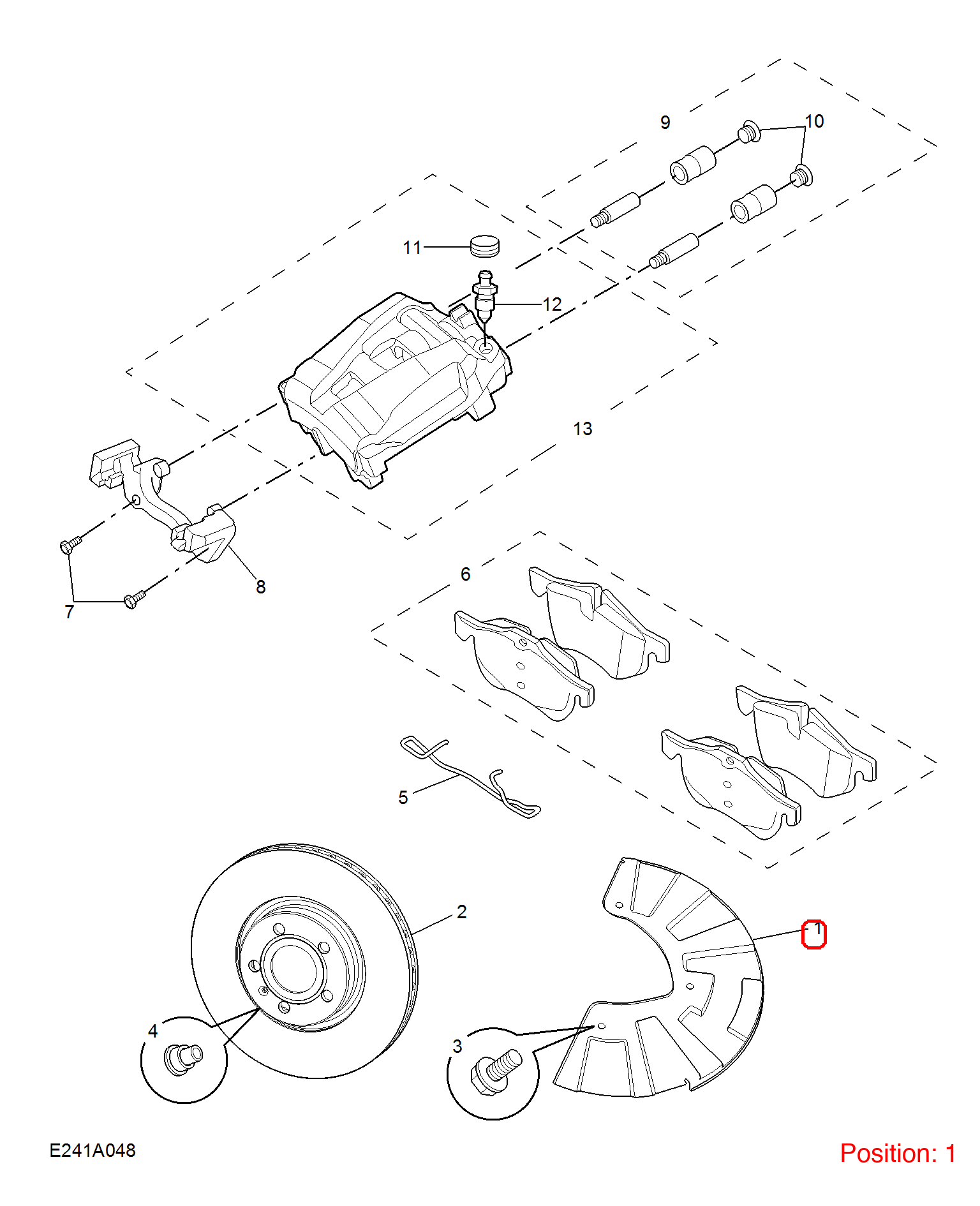 MG Brake shield OEM 10147650 FOR MG5 MG MG6 10147650-MG_OEM