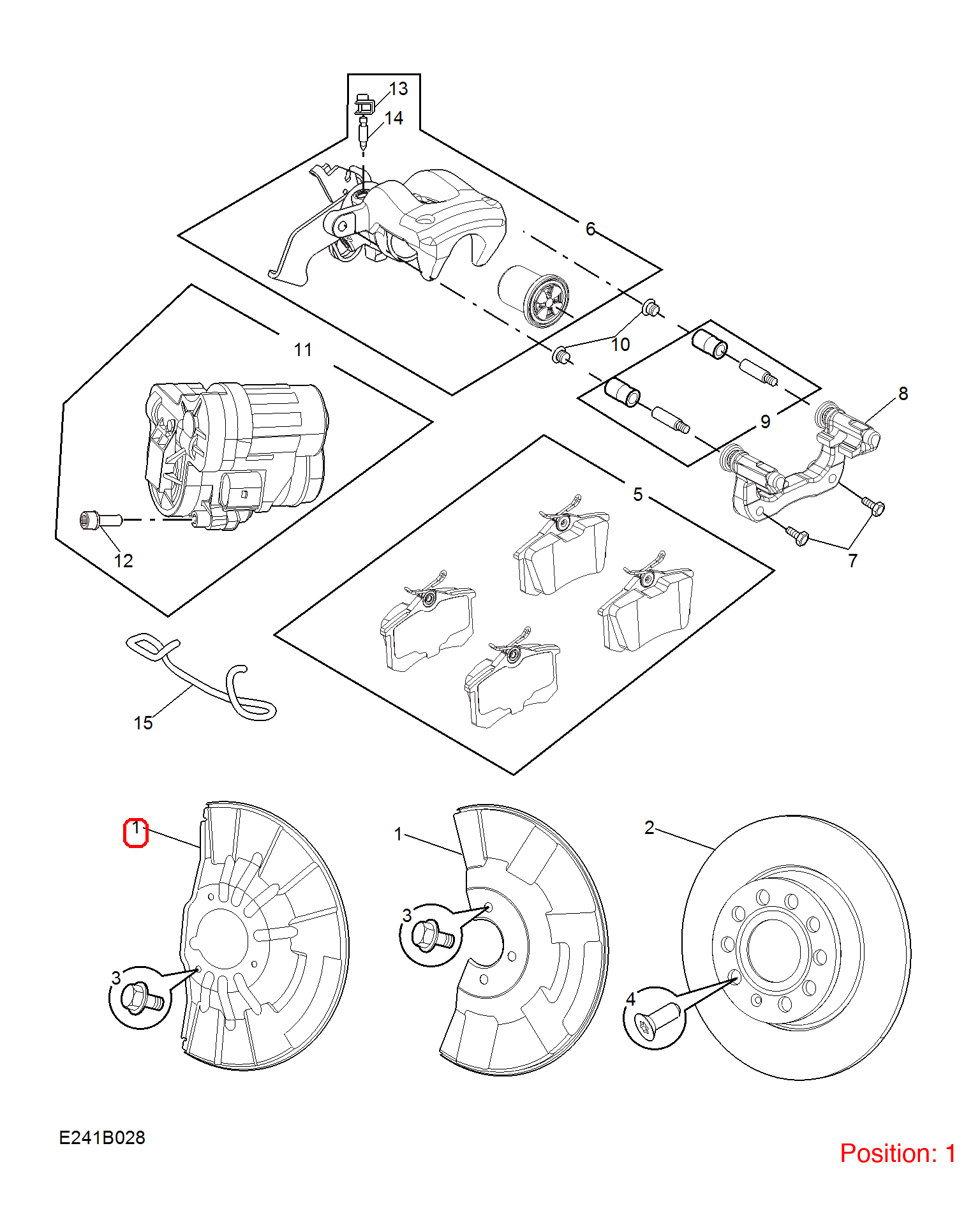 MG Brake shield OEM 10147657 FOR MG6 10147657-MG_OEM