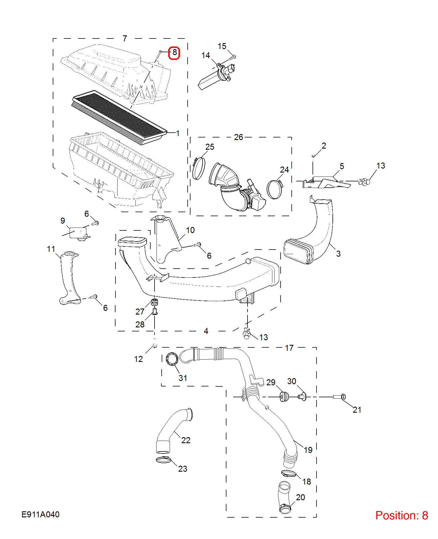MG Screw OEM 10148832 FOR MG5 10148832-MG_OEM