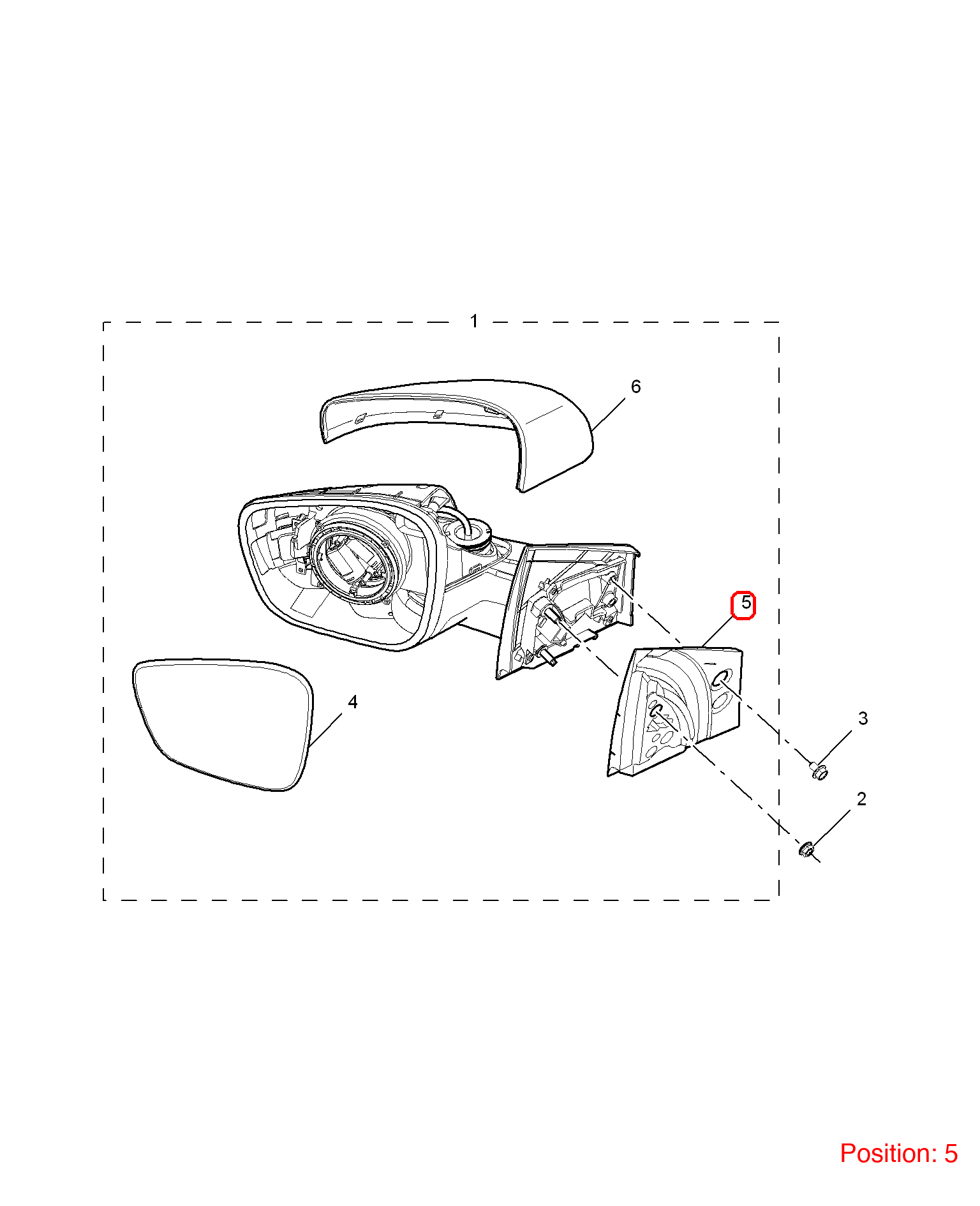 MG Rearview mirror pad OEM 10149004 FOR MG5 MG350 10149004-MG_OEM
