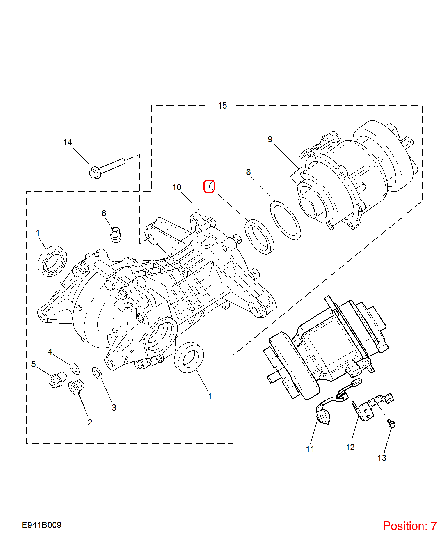 MG Differential Pinion Seal OEM 10150251 FOR MG RX5 10150251-MG_OEM