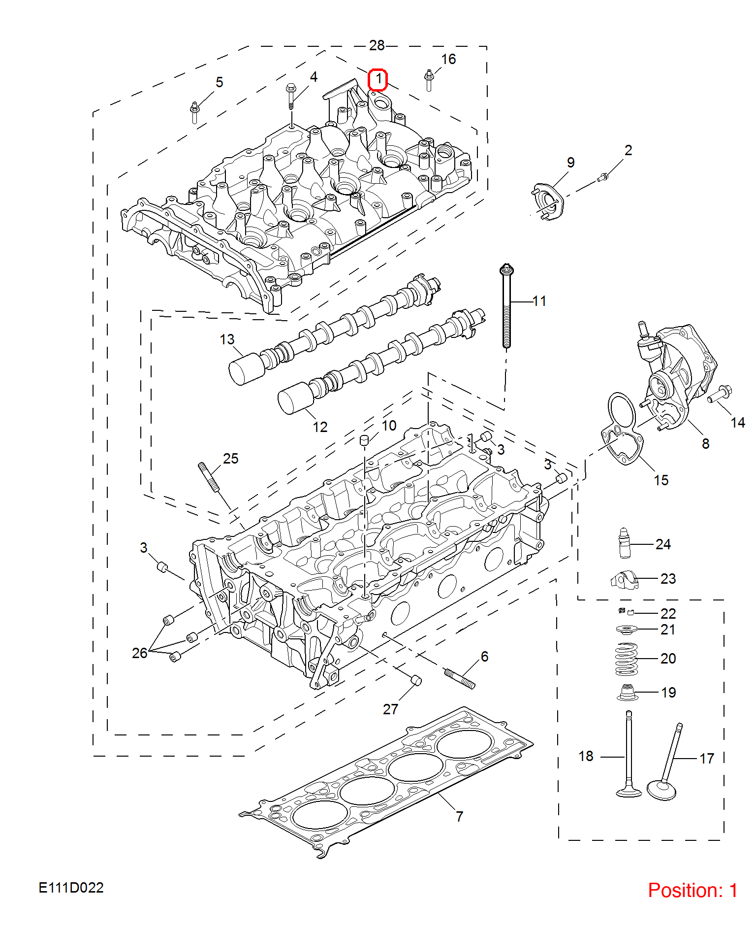 MG Cylinder head OEM 10152673 FOR MG RX5 10152673-MG_OEM