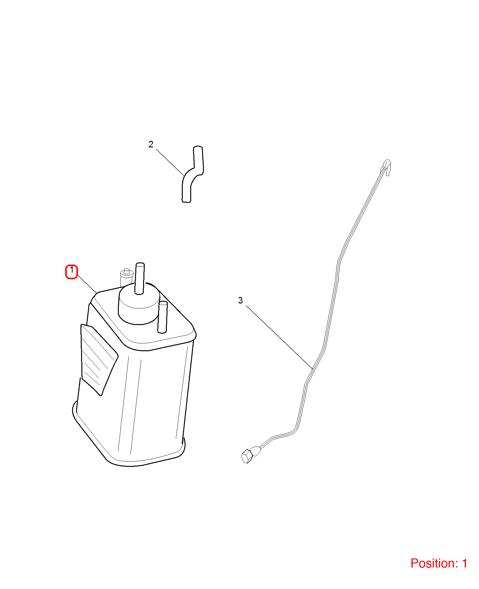 MG Activated carbon canister OEM 10153977 FOR MG RX5 10153977-MG_OEM