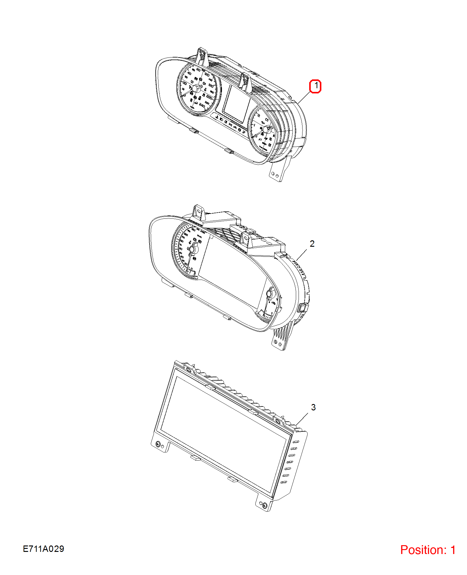 MG Combination instrument assembly OEM 10155152 FOR MG6 10155152-MG_OEM