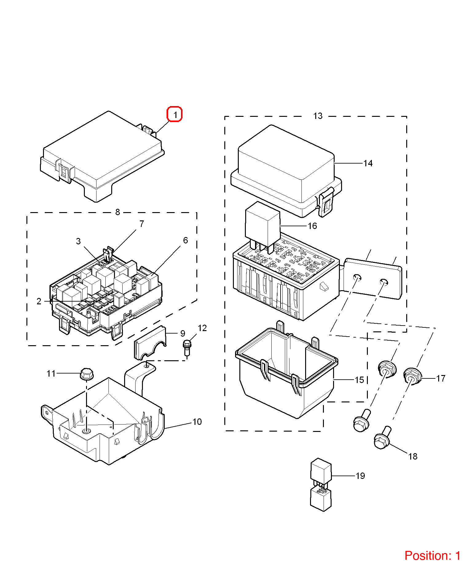 MG Fuse box cover OEM 10157130 FOR MG5 MG350 10157130-MG_OEM