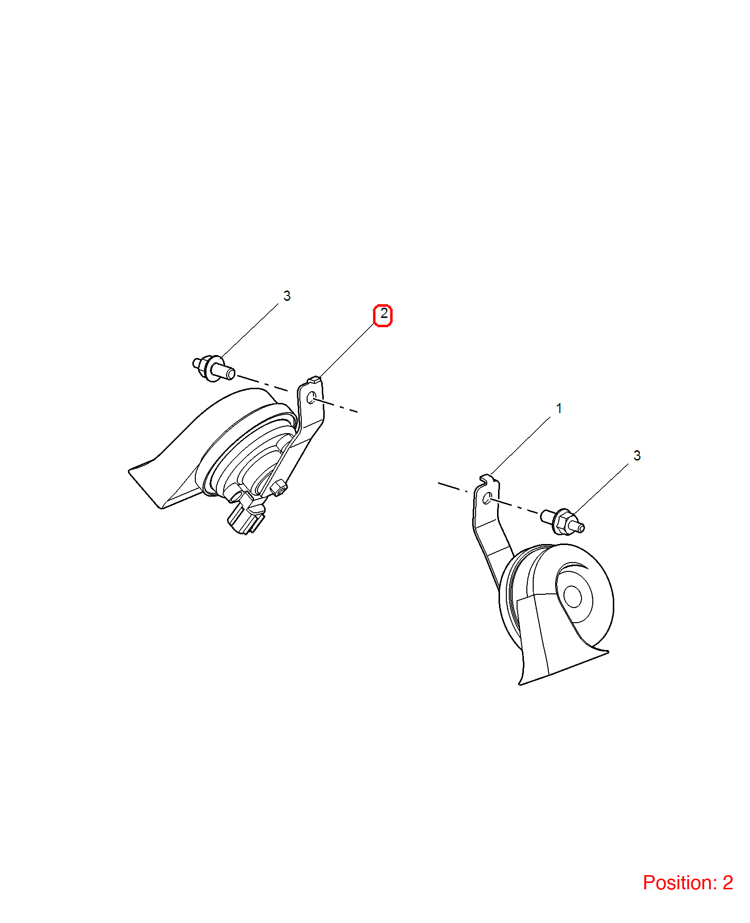 MG Horn OEM 10158937 FOR MG6 10158937-MG_OEM