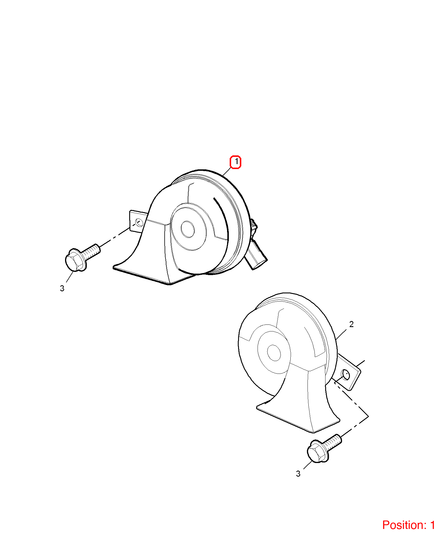 MG Horn OEM 10162245 FOR MG6 MG550 10162245-MG_OEM