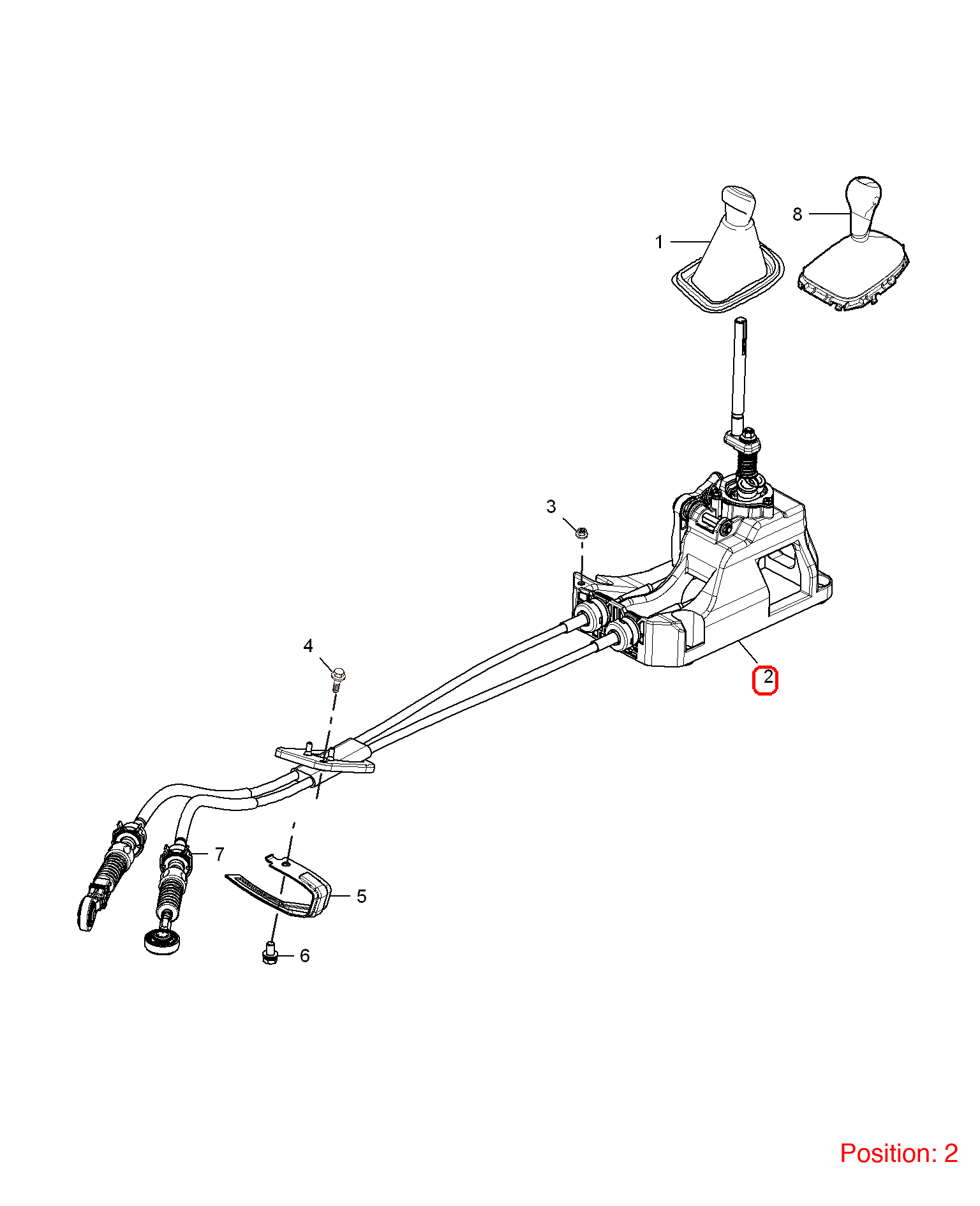 MG Gear shift lever OEM 10169071 FOR MG350 MG5 10169071-MG_OEM