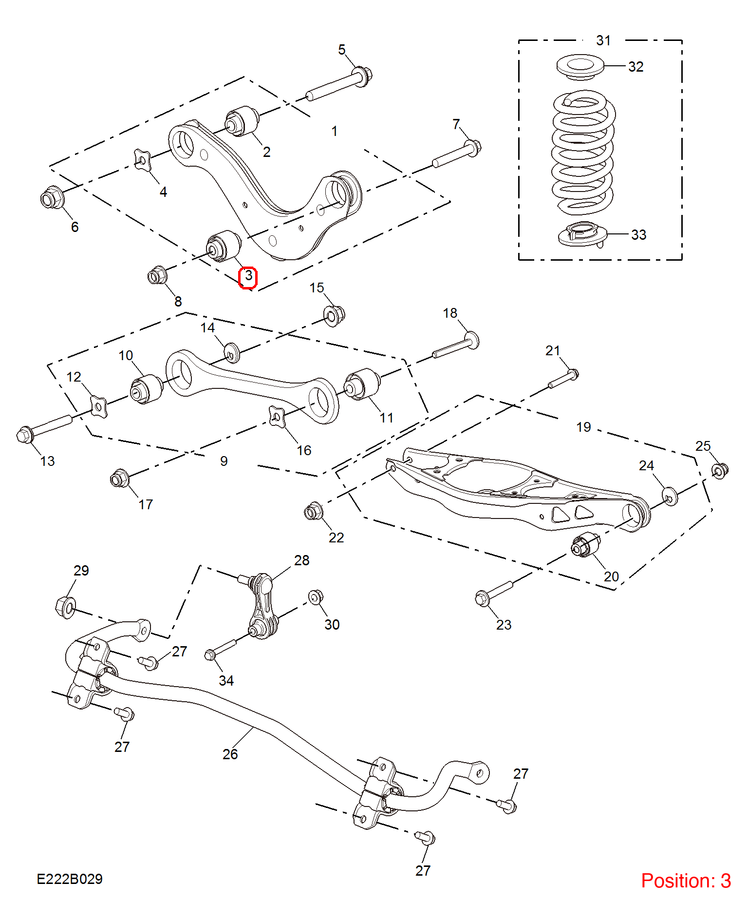 MG Control Arm Bushing OEM 10171442 FOR MG6 10171442-MG_OEM