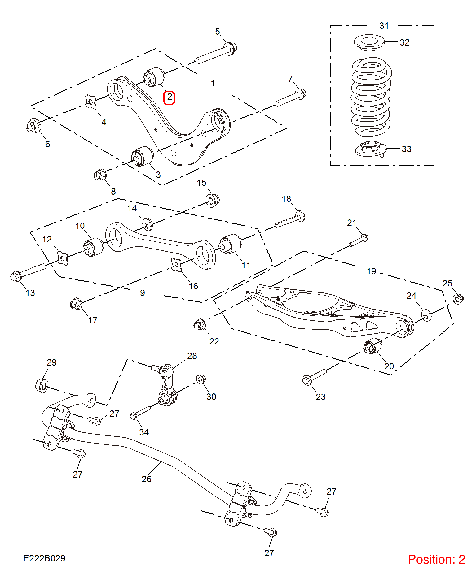 MG Control Arm Bushing OEM 10171443 FOR MG6 10171443-MG_OEM