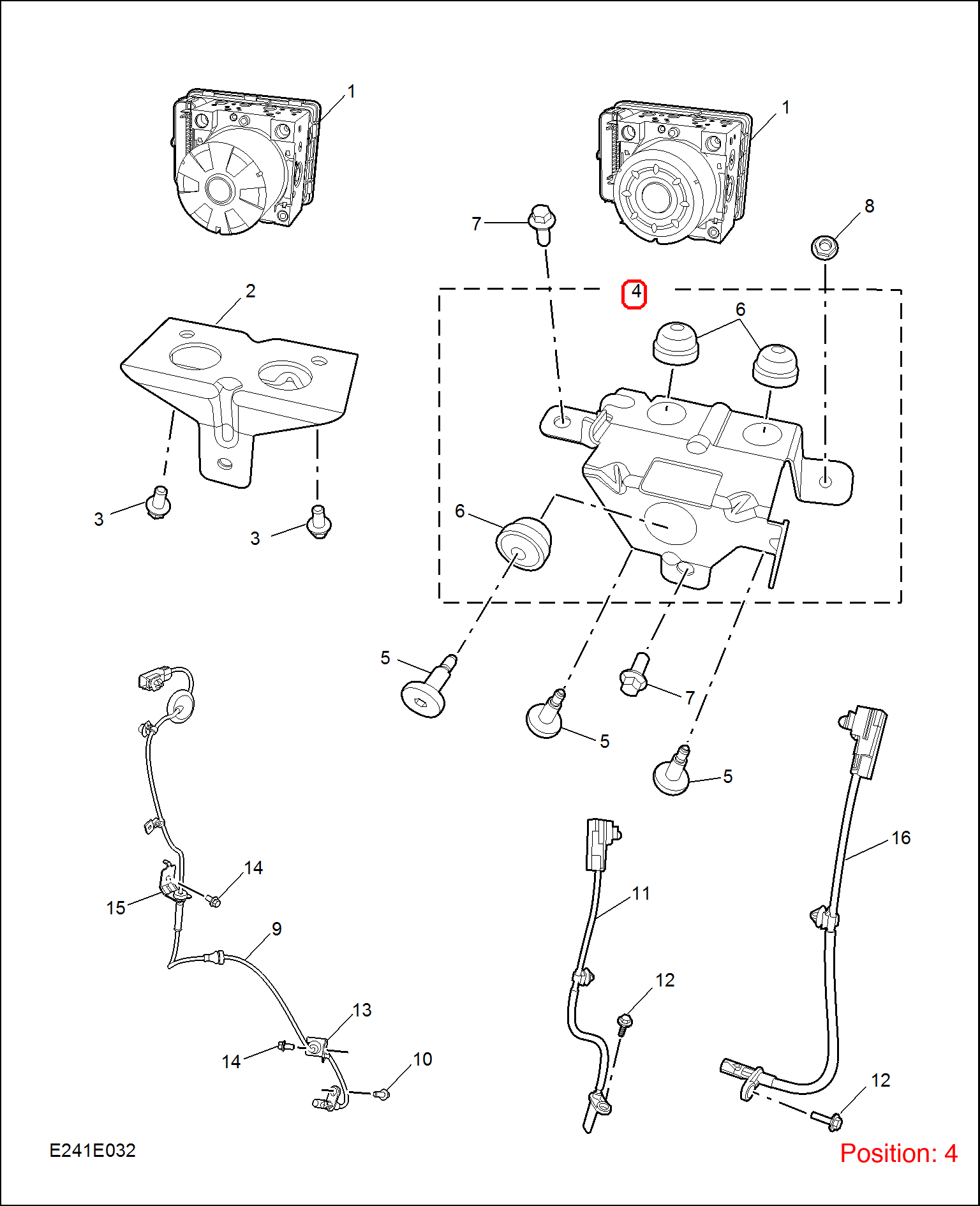 MG ABS pump bracket OEM 10171872 FOR MG 10171872-MG_OEM