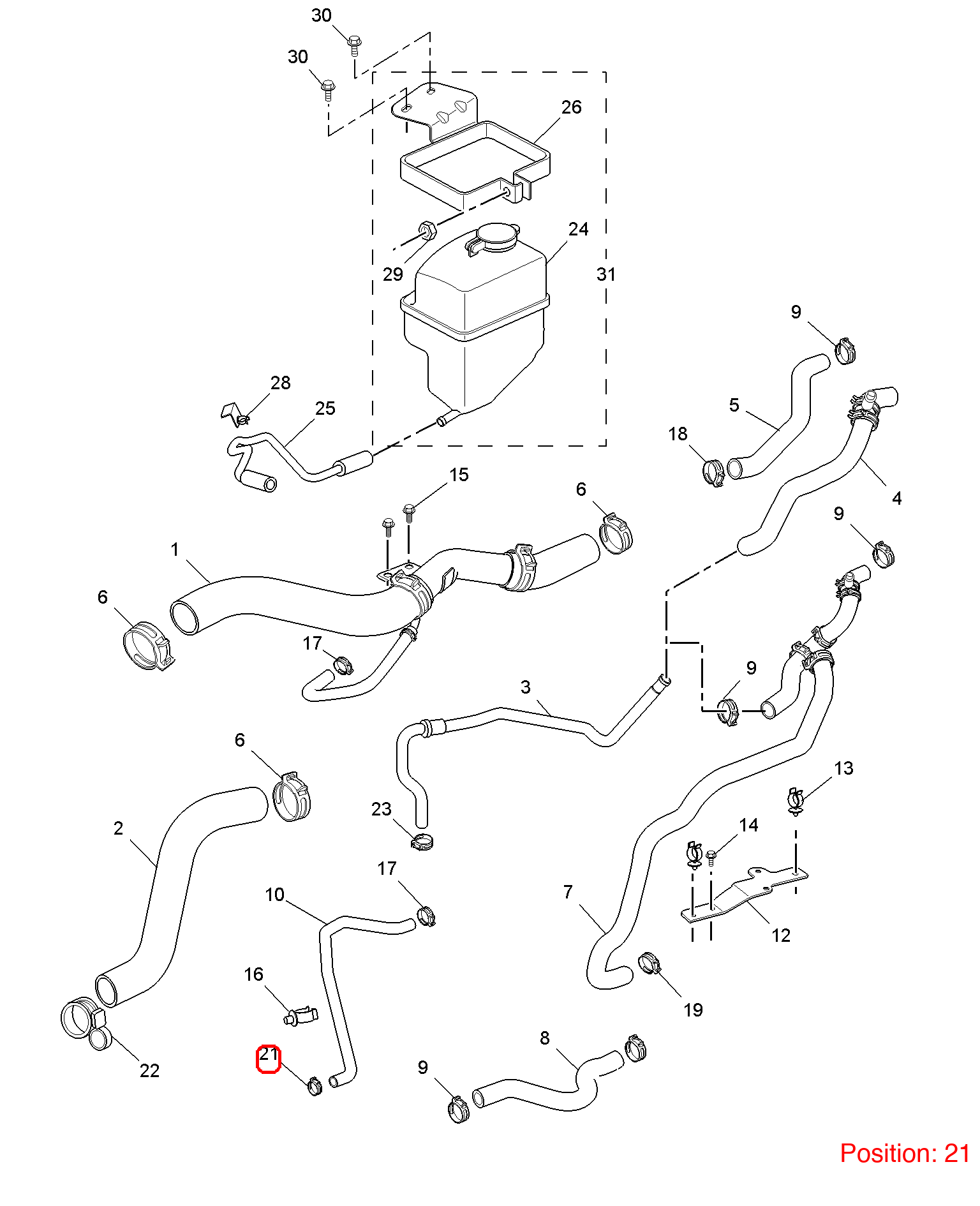 MG Clamp OEM 10172191 FOR MG350 MG5 10172191-MG_OEM