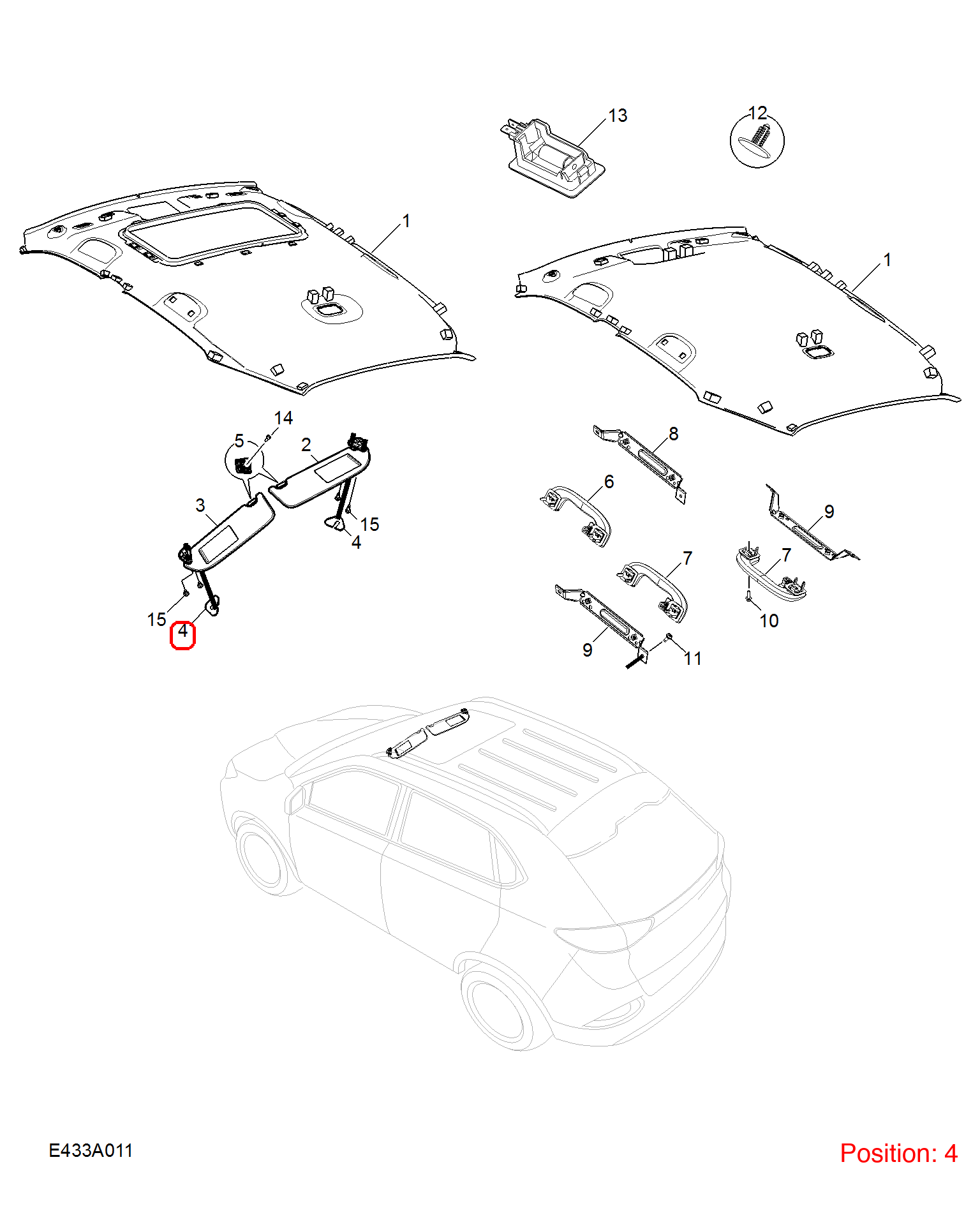 MG Trim cover OEM 10175085ASA FOR MG 10175085ASA-MG_OEM