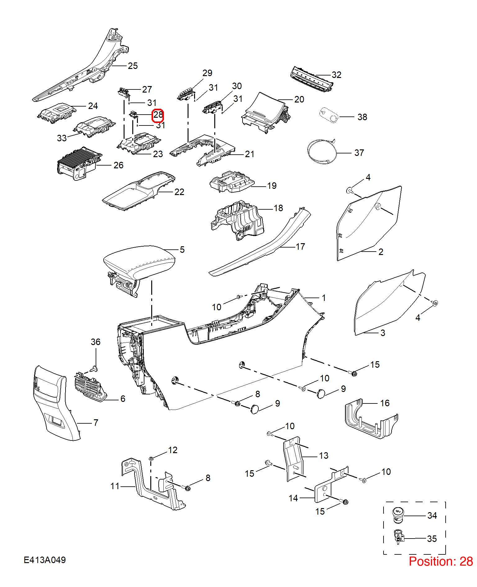 MG Multifunction switch OEM 10175274 FOR MG 10175274-MG_OEM
