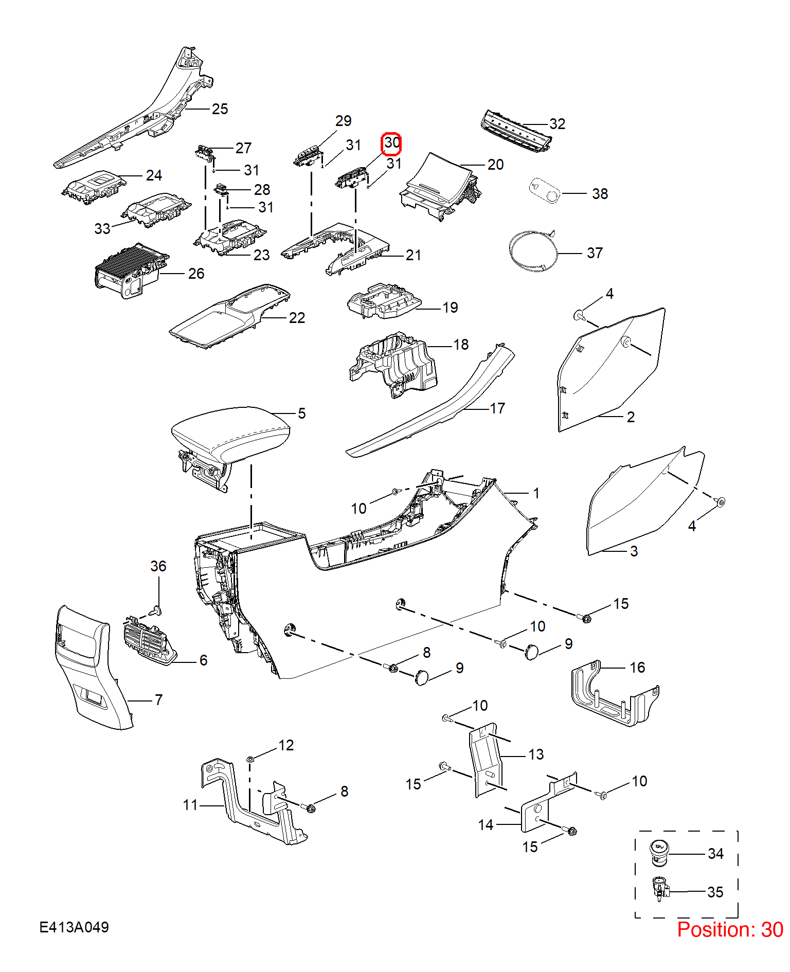 MG Multifunction switch OEM 10175279 FOR MG 10175279-MG_OEM