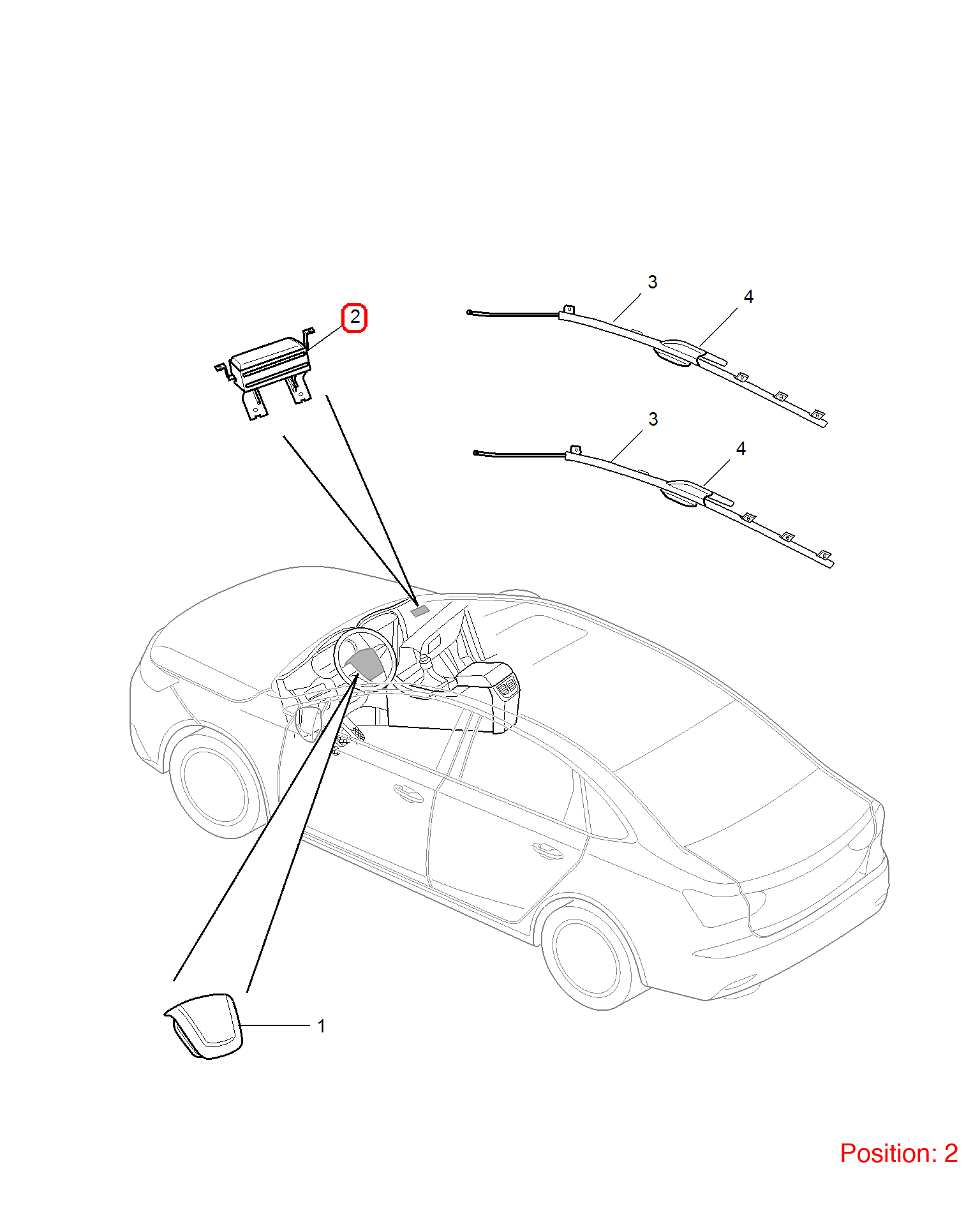 MG Side airbag OEM 10183523 FOR MG MG5 RX8 MG6 10183523-MG_OEM
