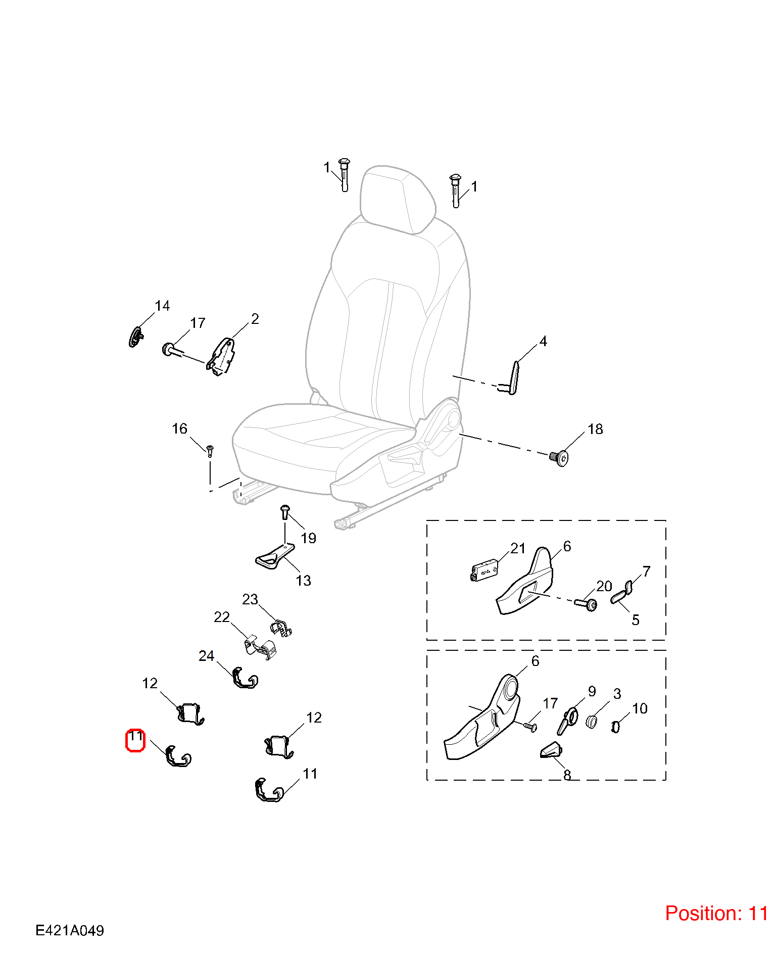 MG Trim cover OEM 10185669 FOR MG RX5 MG6 10185669-MG_OEM