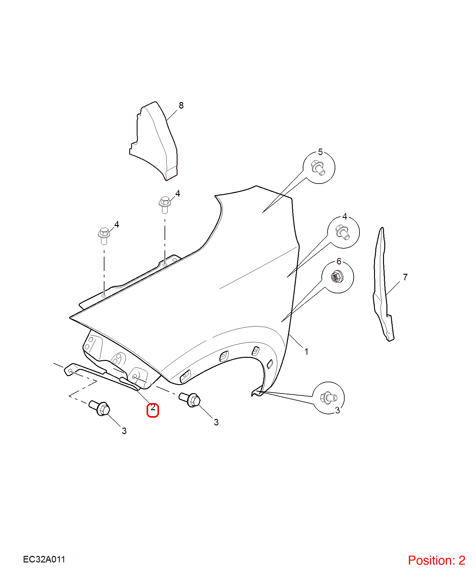 MG Fender Bracket OEM 10185829 FOR MG 10185829-MG_OEM