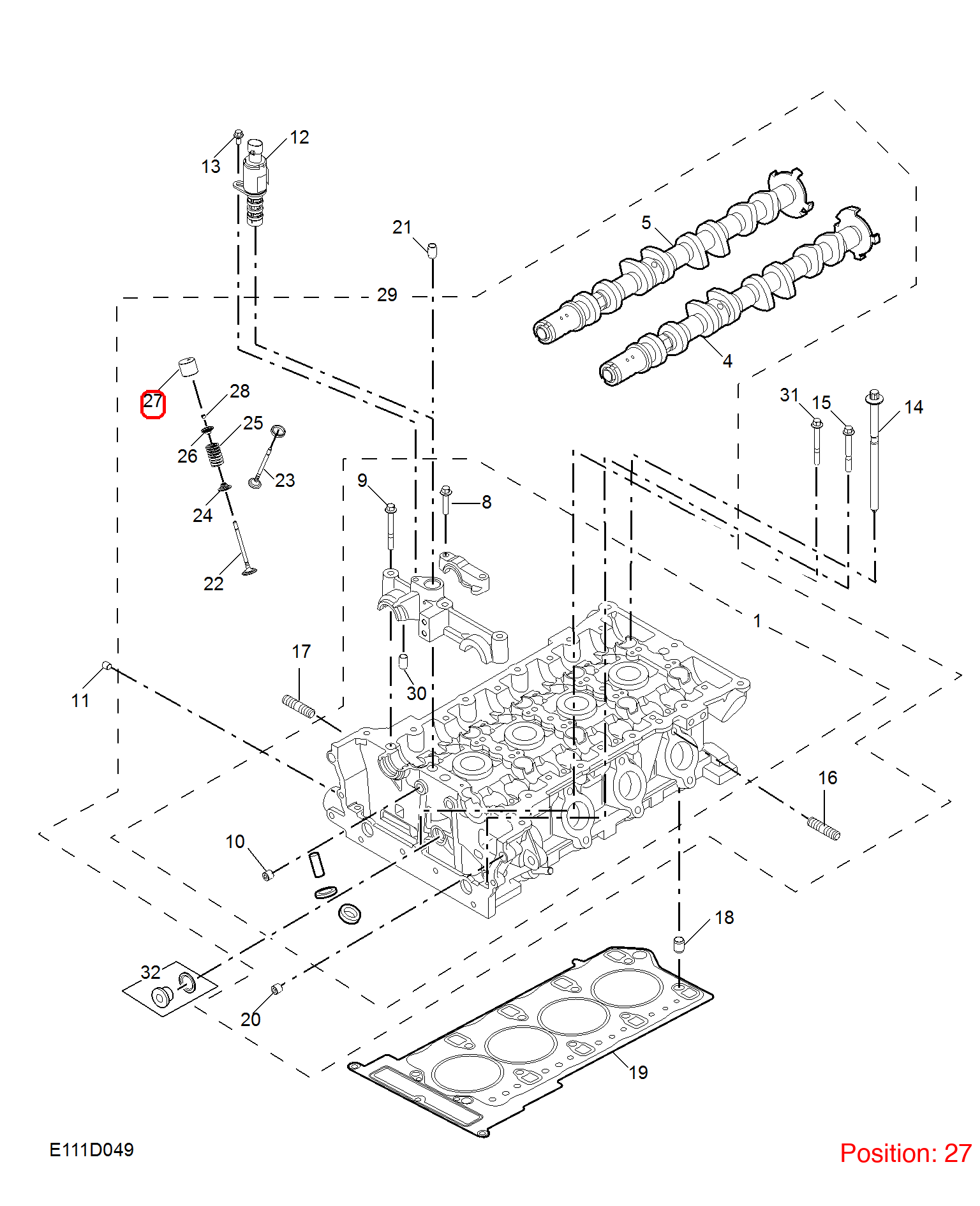MG Hydraulic Valve Lifter OEM 10187093 FOR MG MG5 10187093-MG_OEM