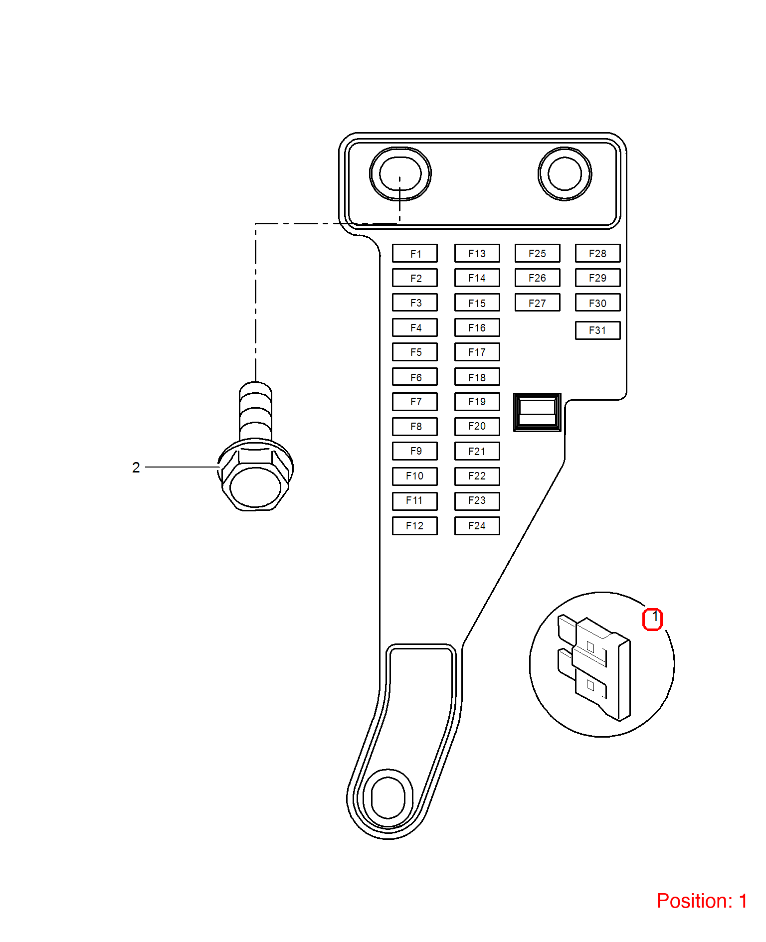 MG Fuses OEM 10192796 FOR MG350 MG5 MG 10192796-MG_OEM