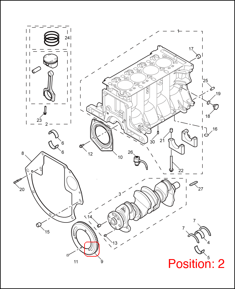 MG Piston OEM 10193286 10193286-MG_OEM