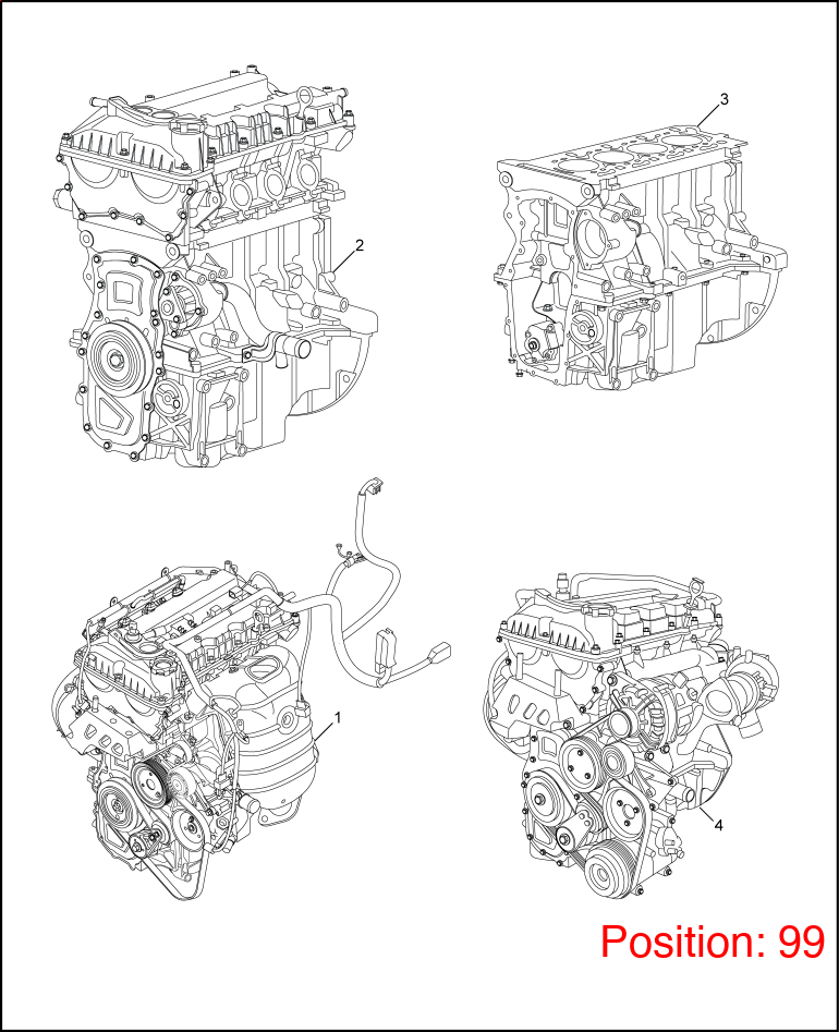 MG Engine repair kit OEM 10194379 FOR MG350 MG5 10194379-MG_OEM