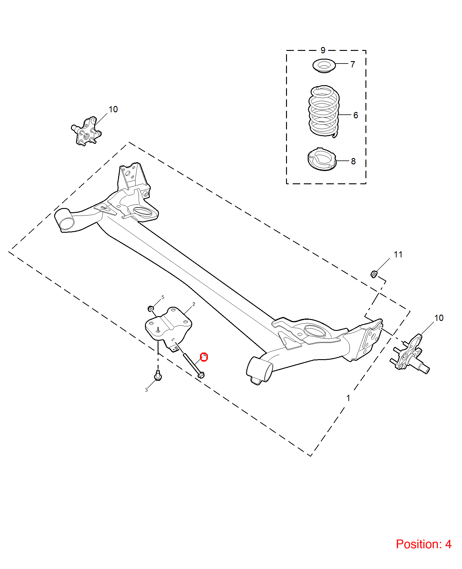 MG Screw OEM 10195604 FOR MG MG5 MG6 10195604-MG_OEM