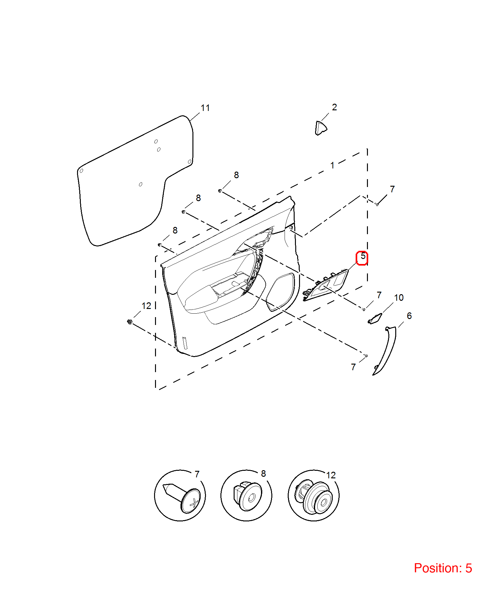 MG Door handle OEM 10203896 10203896-MG_OEM