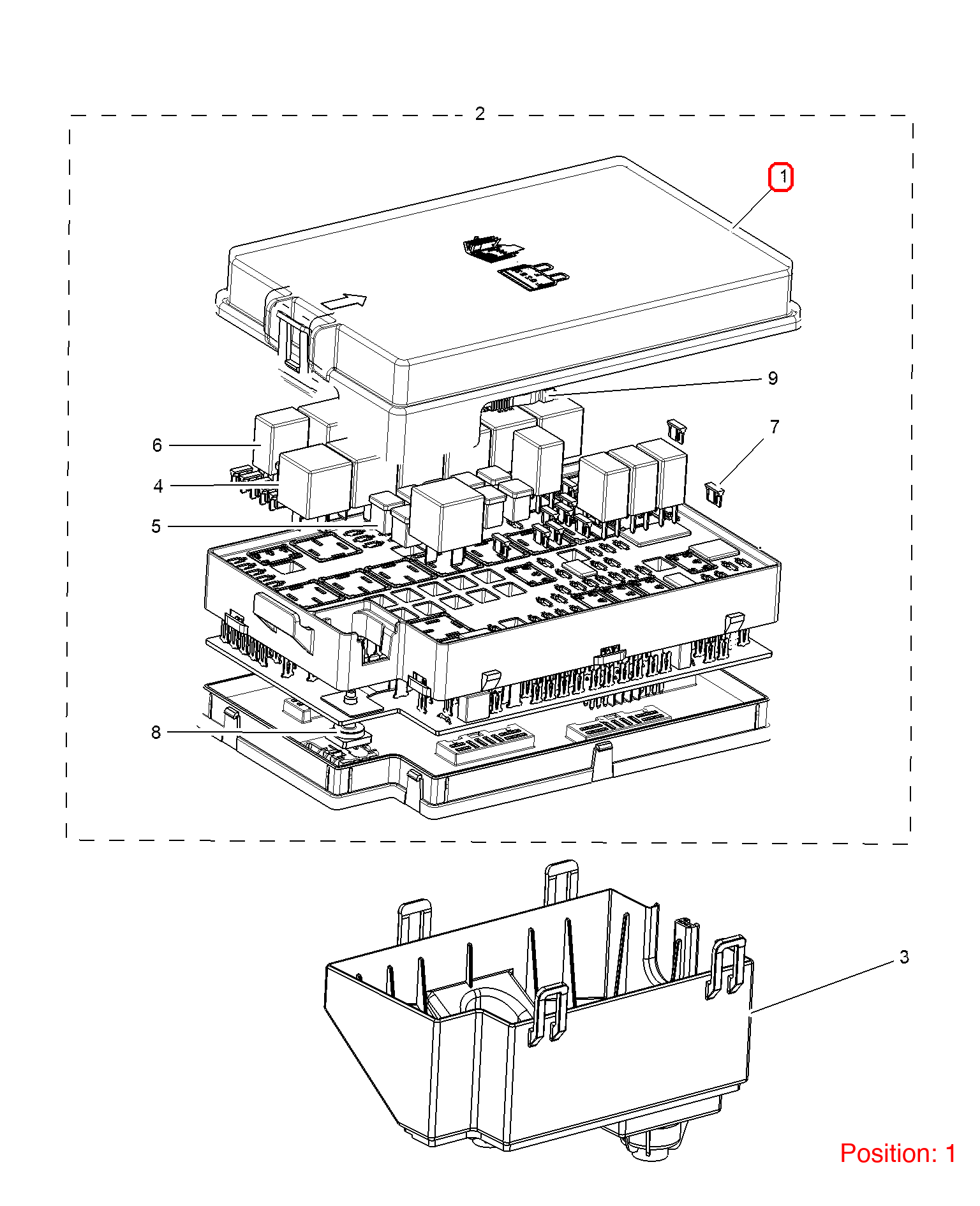 MG Fuse box cover OEM 10210382 FOR MG 10210382-MG_OEM