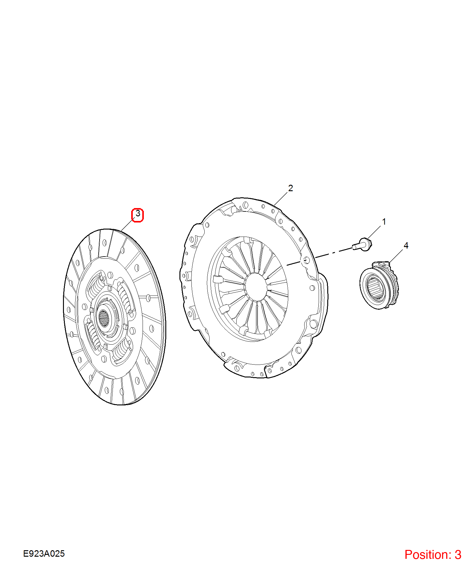 MG Clutch disc OEM 10210549 FOR MG5 MG 10210549-MG_OEM
