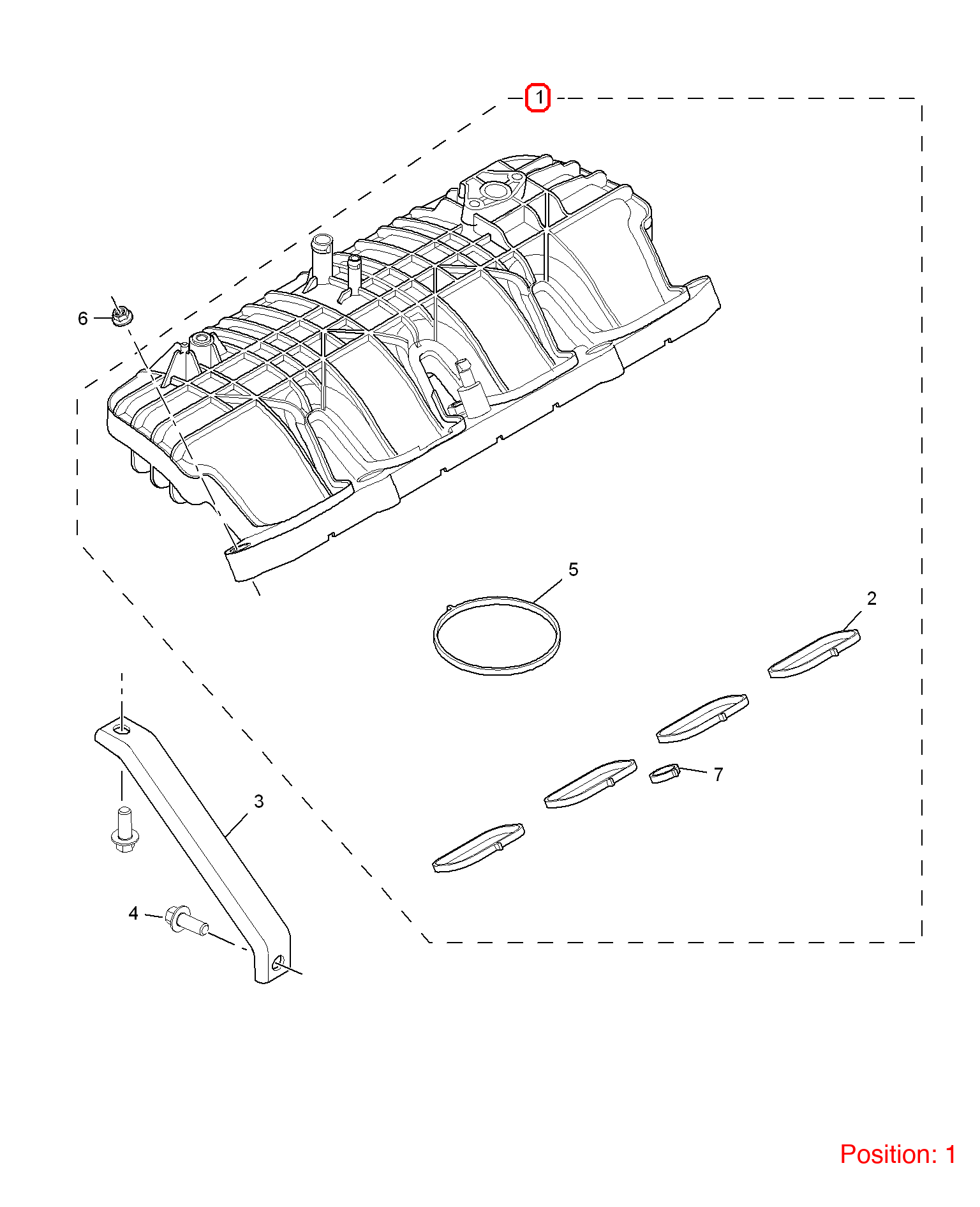 MG Intake manifold OEM 10214090 FOR MG 10214090-MG_OEM