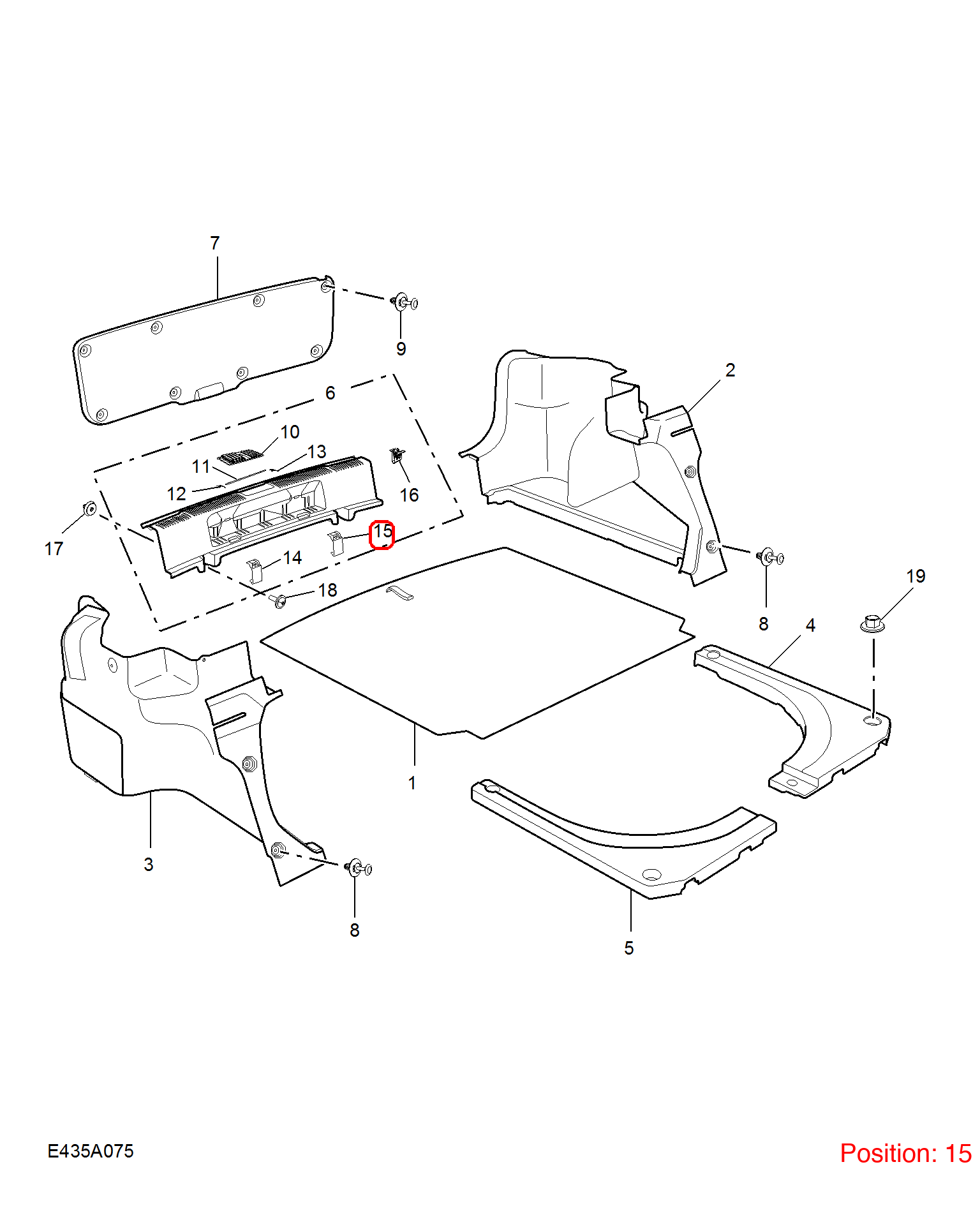 MG Buckle OEM 10215346NBC FOR MG5 10215346NBC-MG_OEM