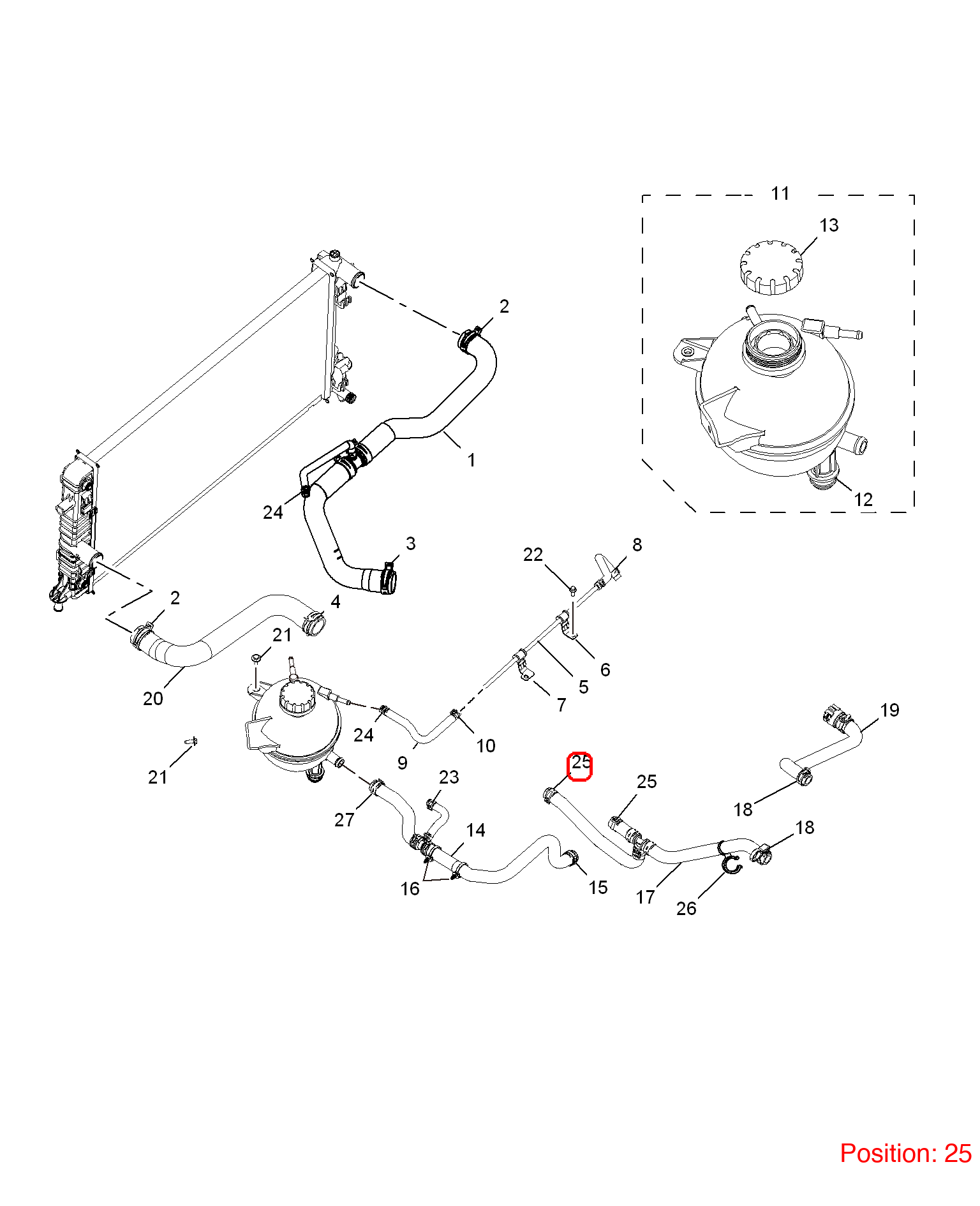 MG Clamp OEM 10219464 FOR MG RX5 10219464-MG_OEM