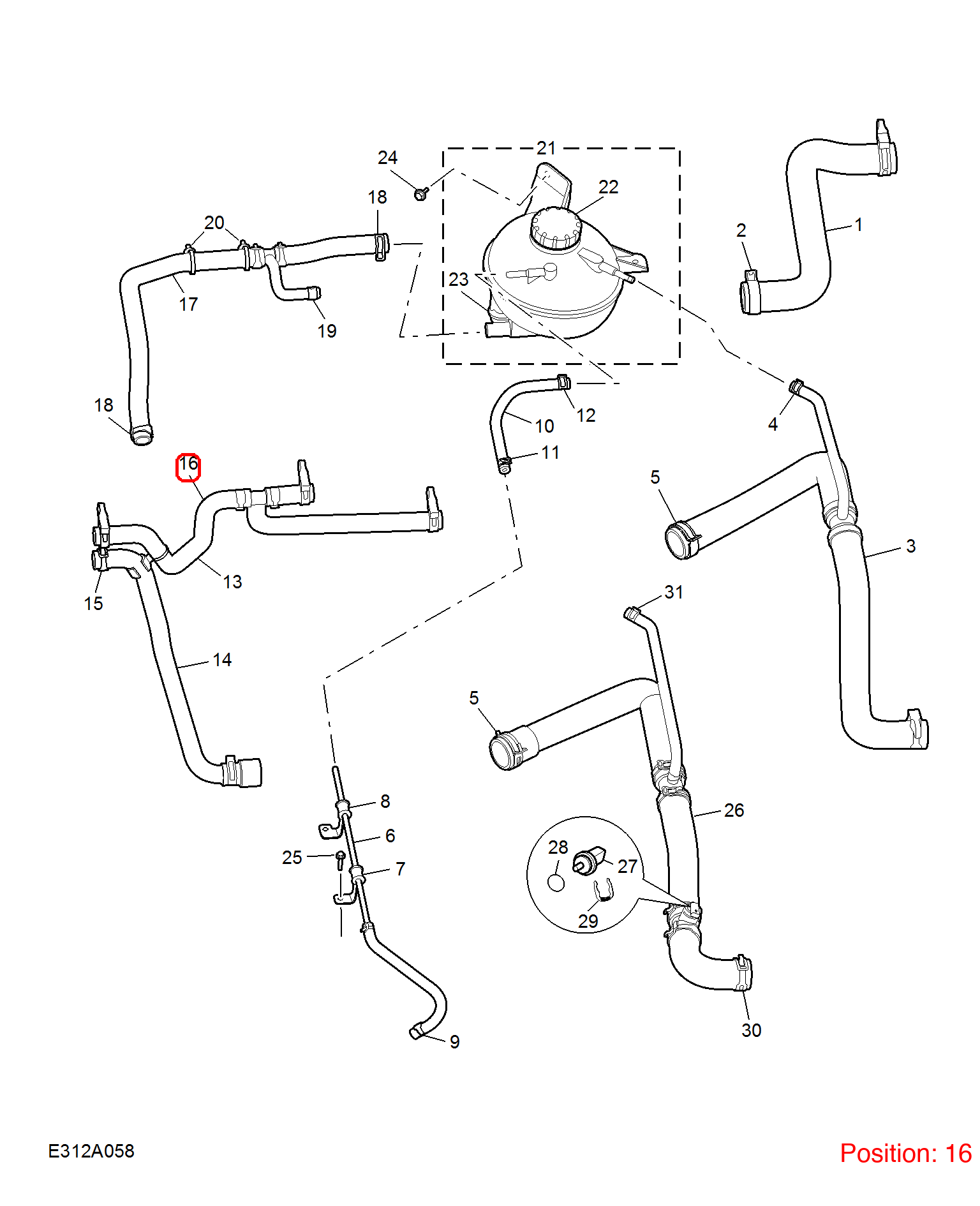 MG Clamp OEM 10220945 FOR MG RX5 10220945-MG_OEM